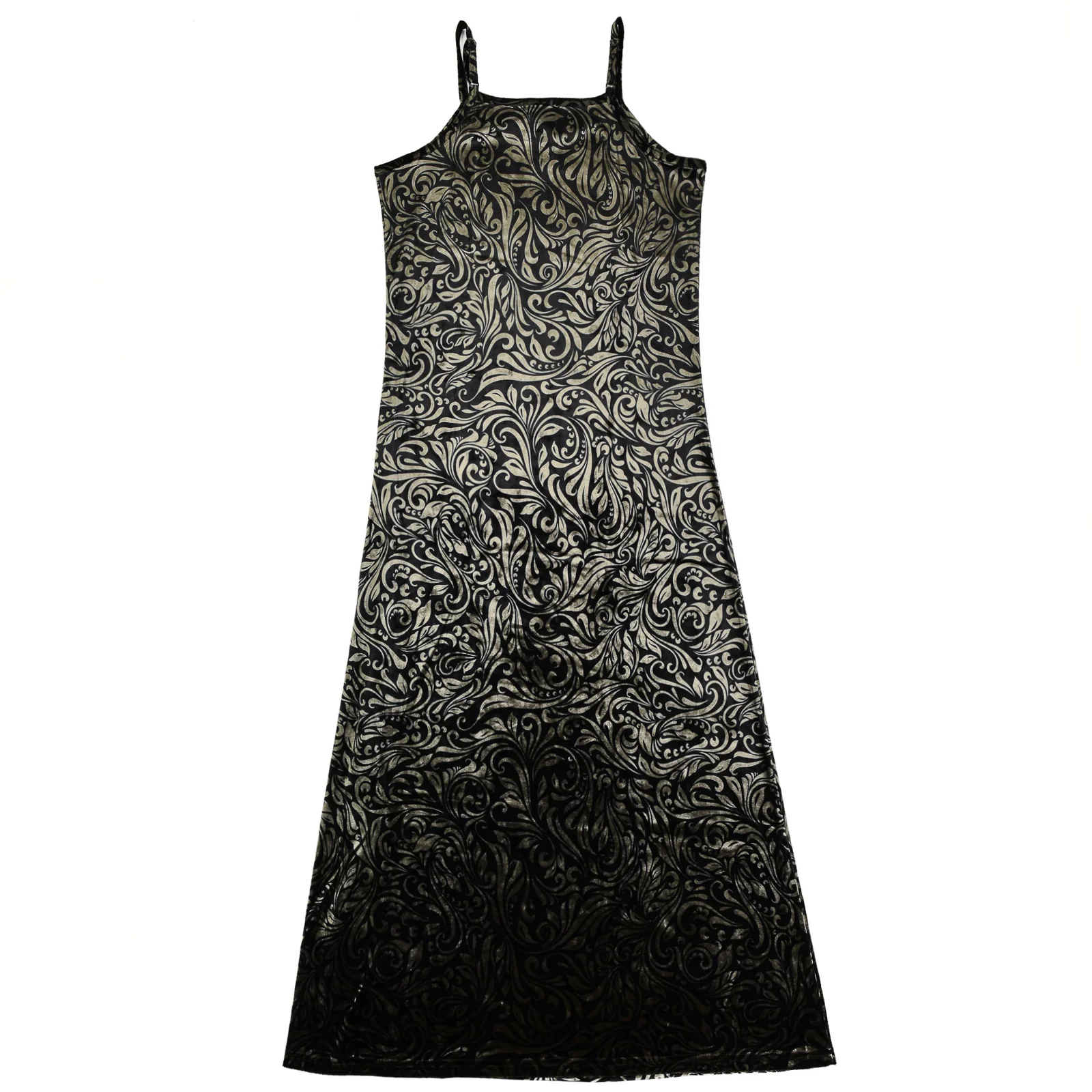 Velour Slip Dress - Image 14