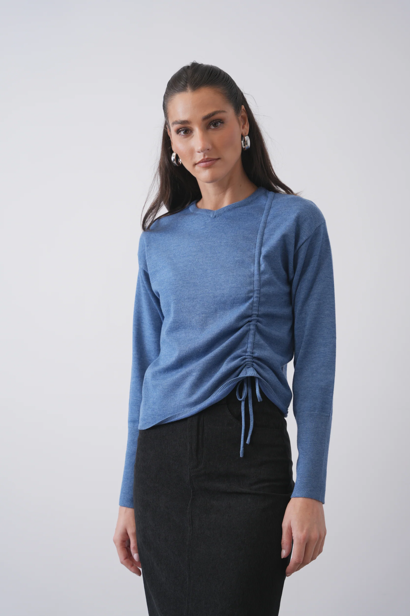 Ruched Knit Top - Image 3