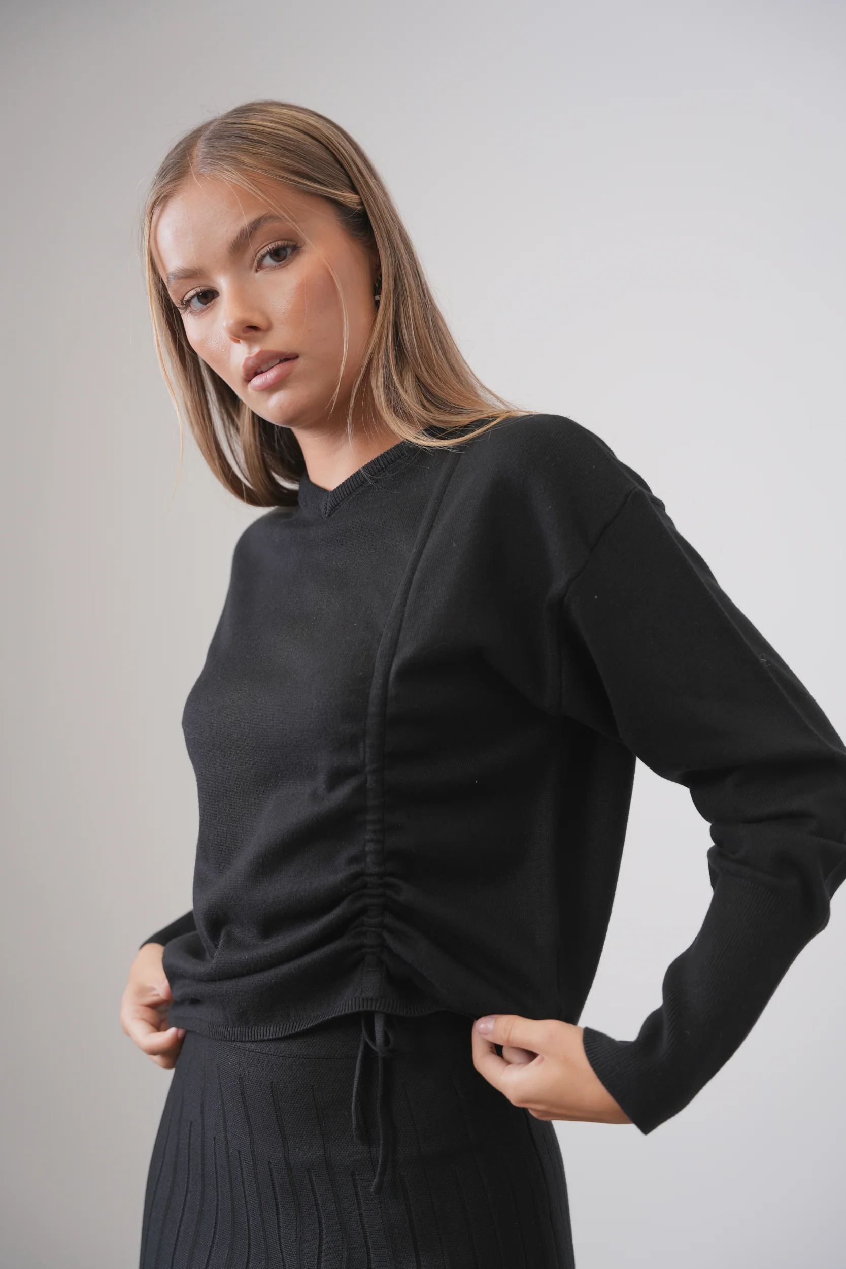 Ruched Knit Top - Image 4