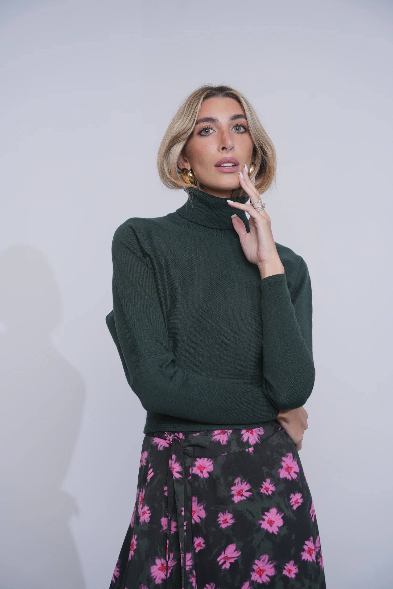 Turtleneck Dolmain Top - Image 5