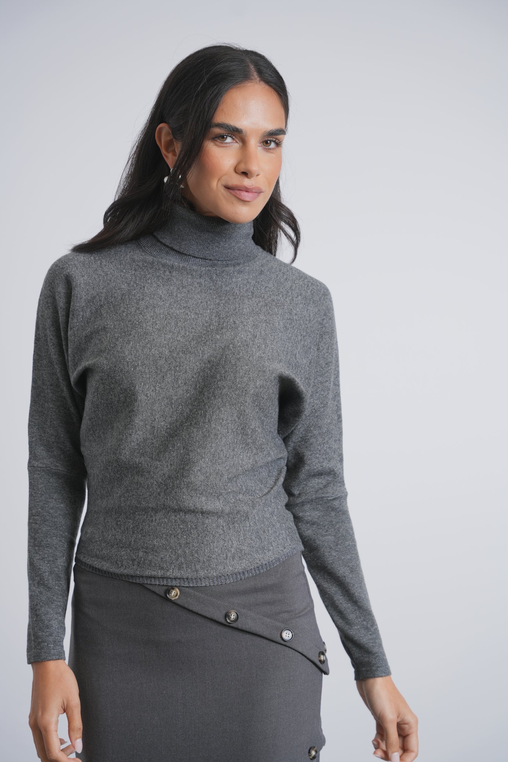 Turtleneck Dolmain Top - Image 8
