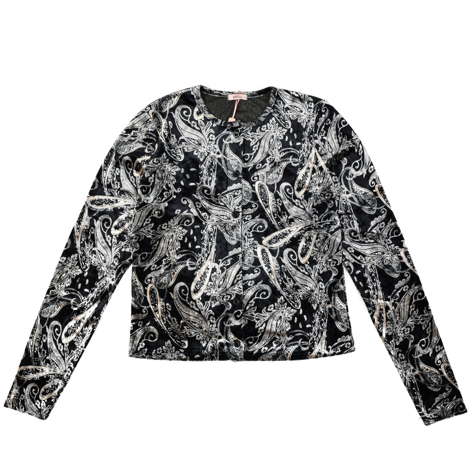 Velour Crop Cardigan - Image 19