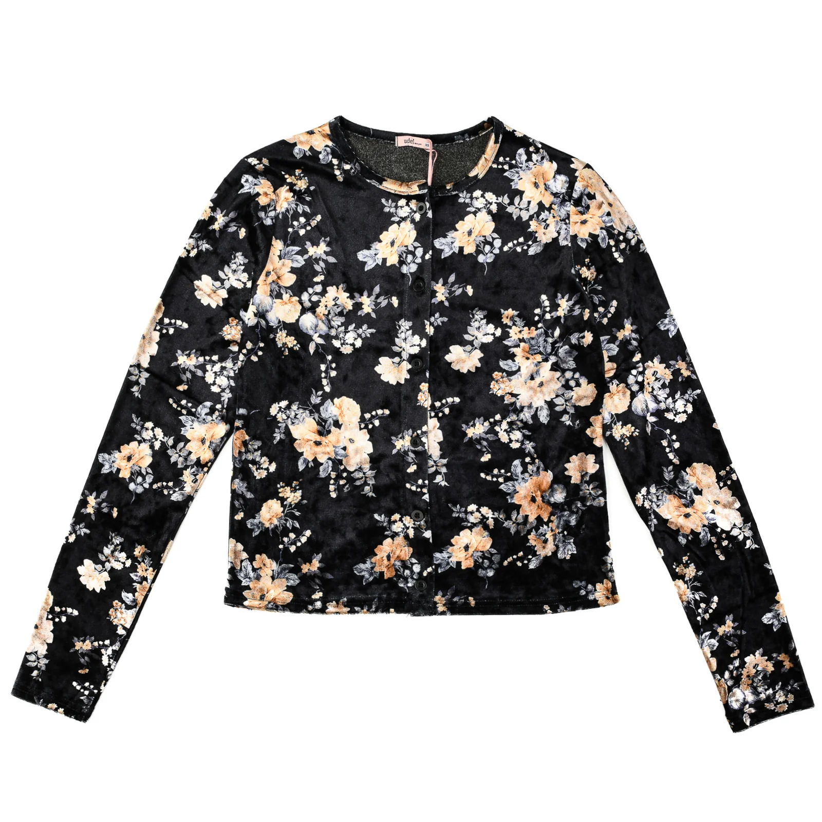 Velour Crop Cardigan - Image 20