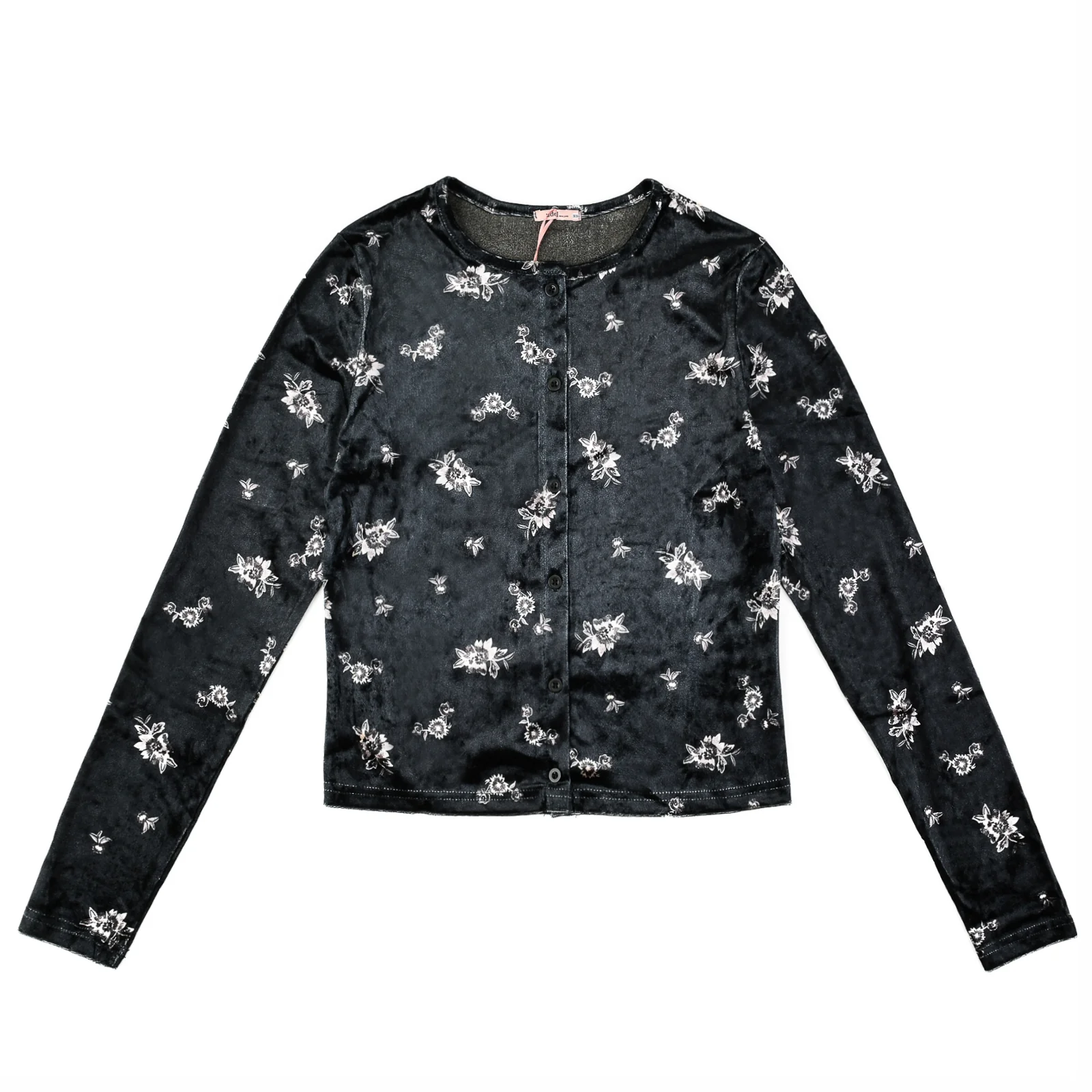 Velour Crop Cardigan - Image 22