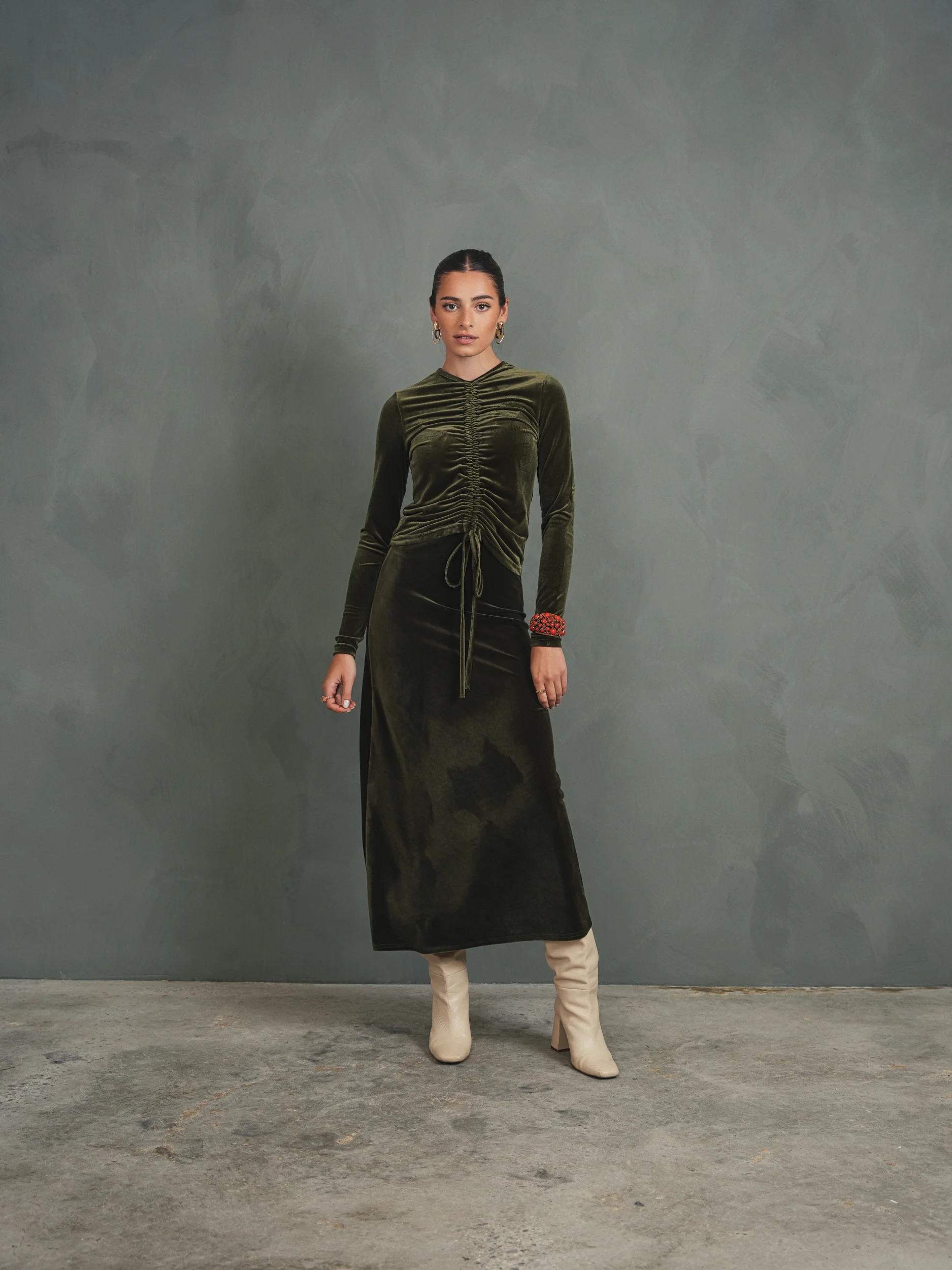 Velour Ruching Top - Image 20