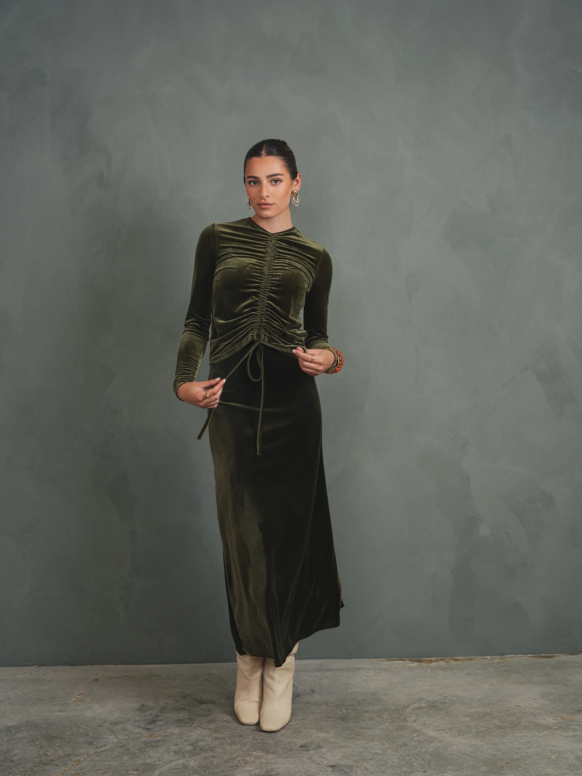 Velour Ruching Top - Image 21