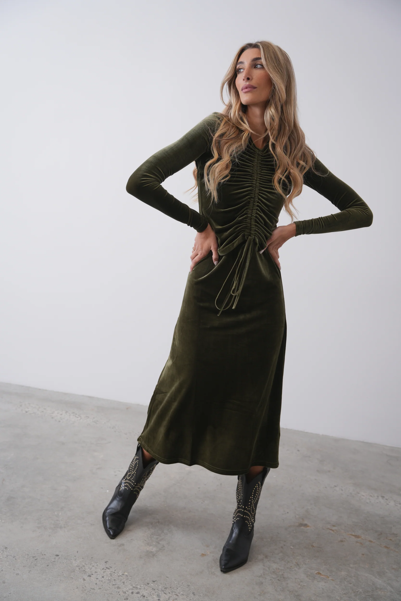 Velour Ruching Top - Image 3