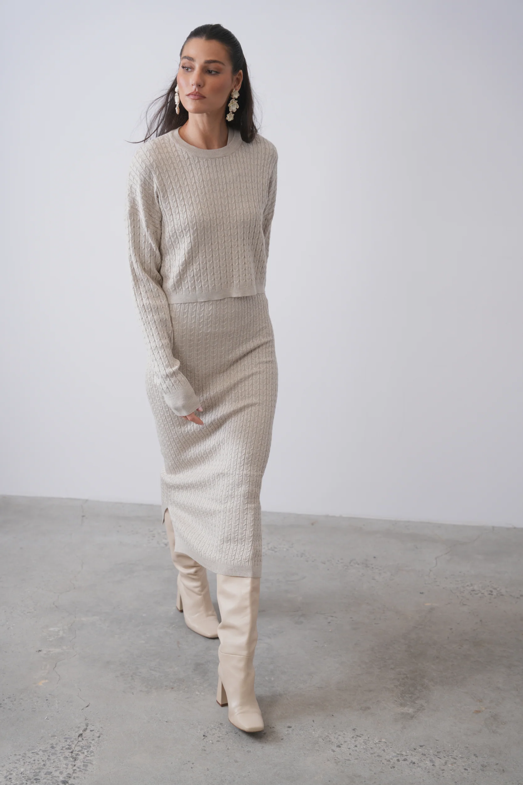 Basic Cable Knit Top - Image 12