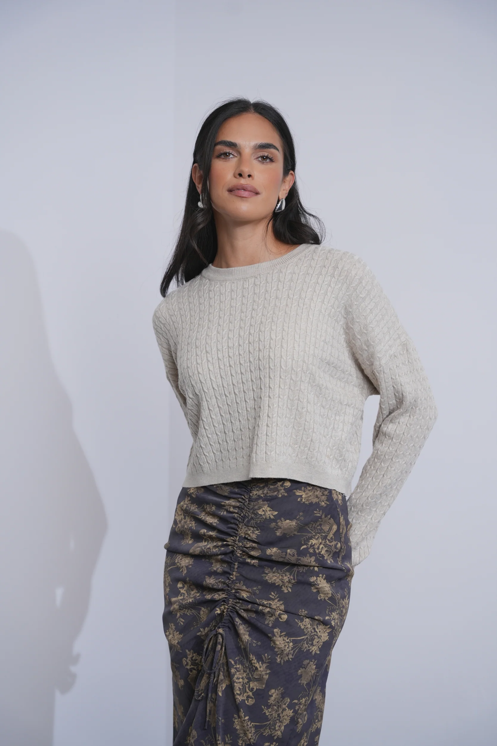 Basic Cable Knit Top - Image 15