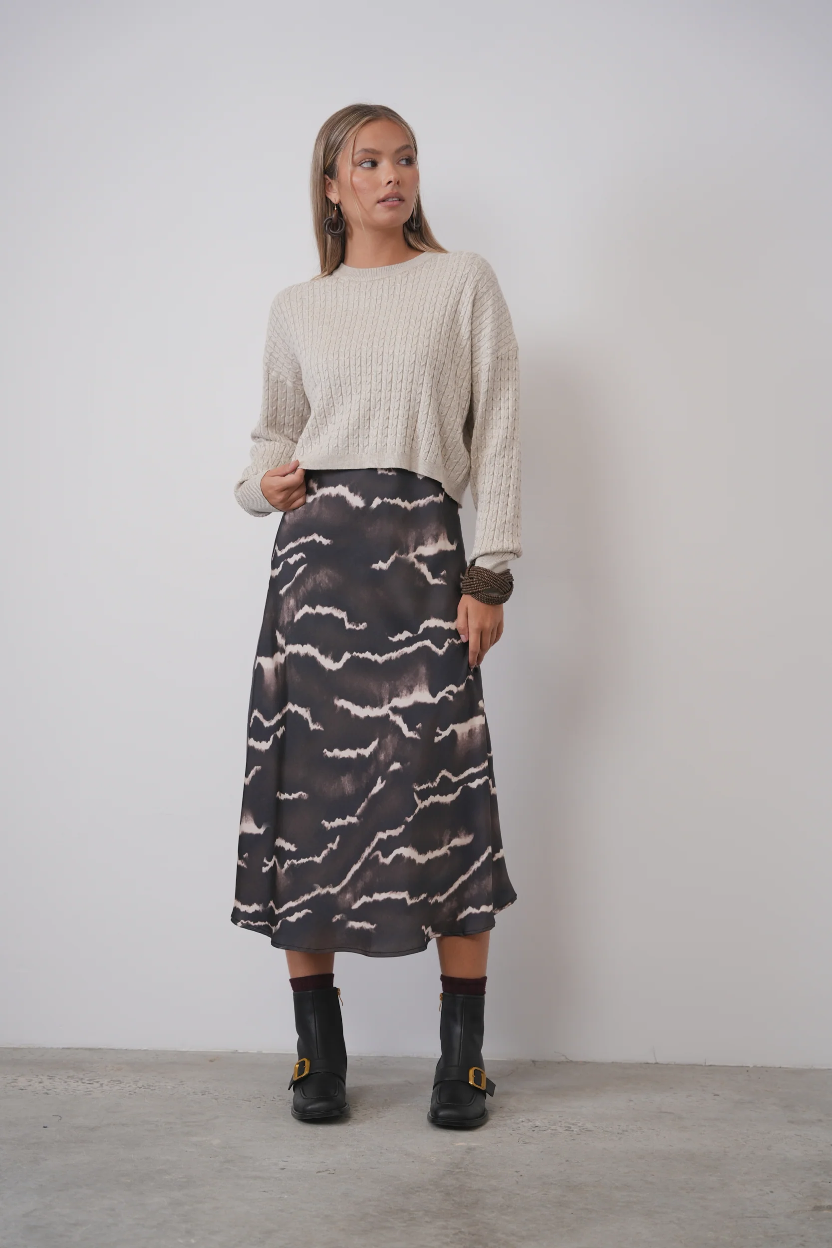 Basic Cable Knit Top - Image 8