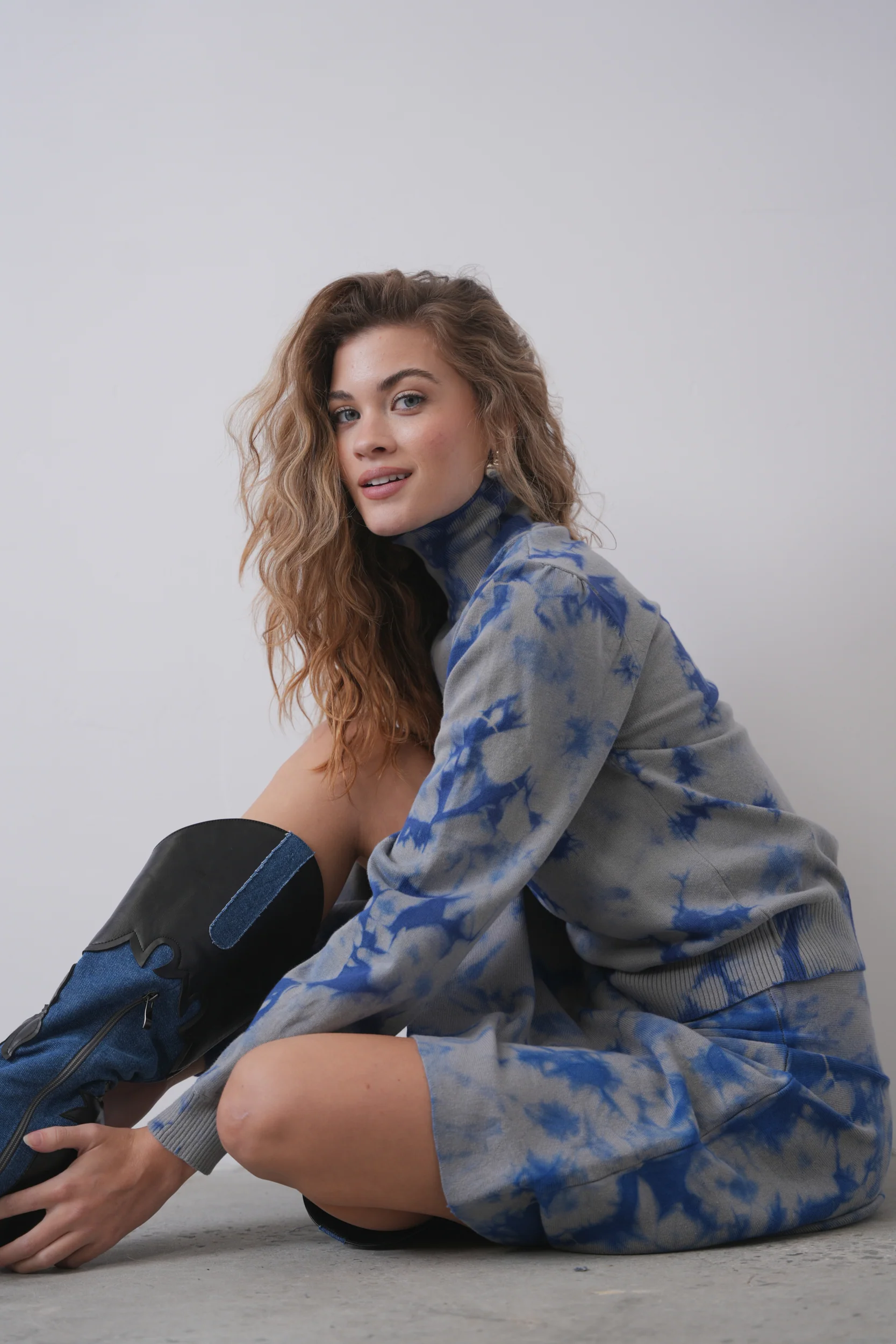 Knit Tie Dye Sweater - Image 2