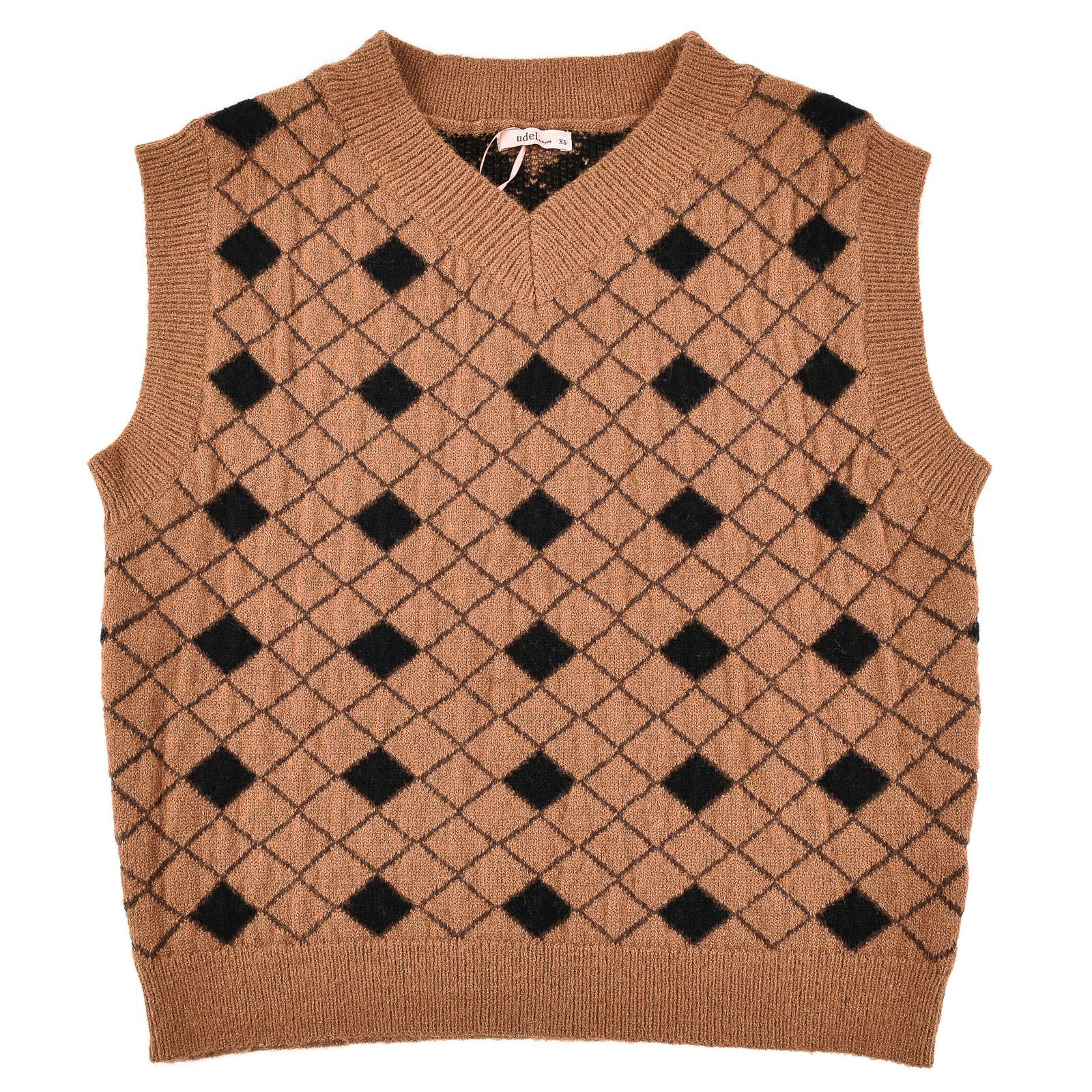 Print Knit Vest - Image 11