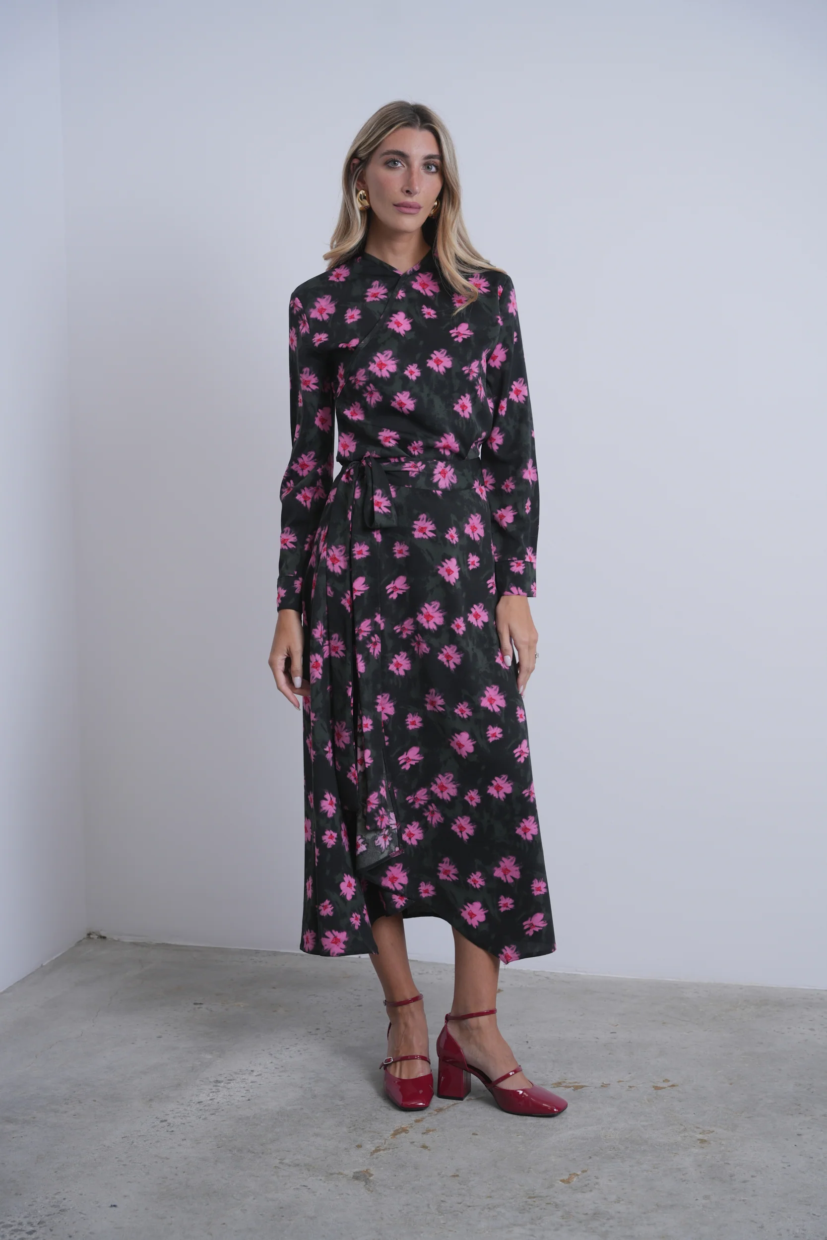 Print Mock Wrap Top - Image 6