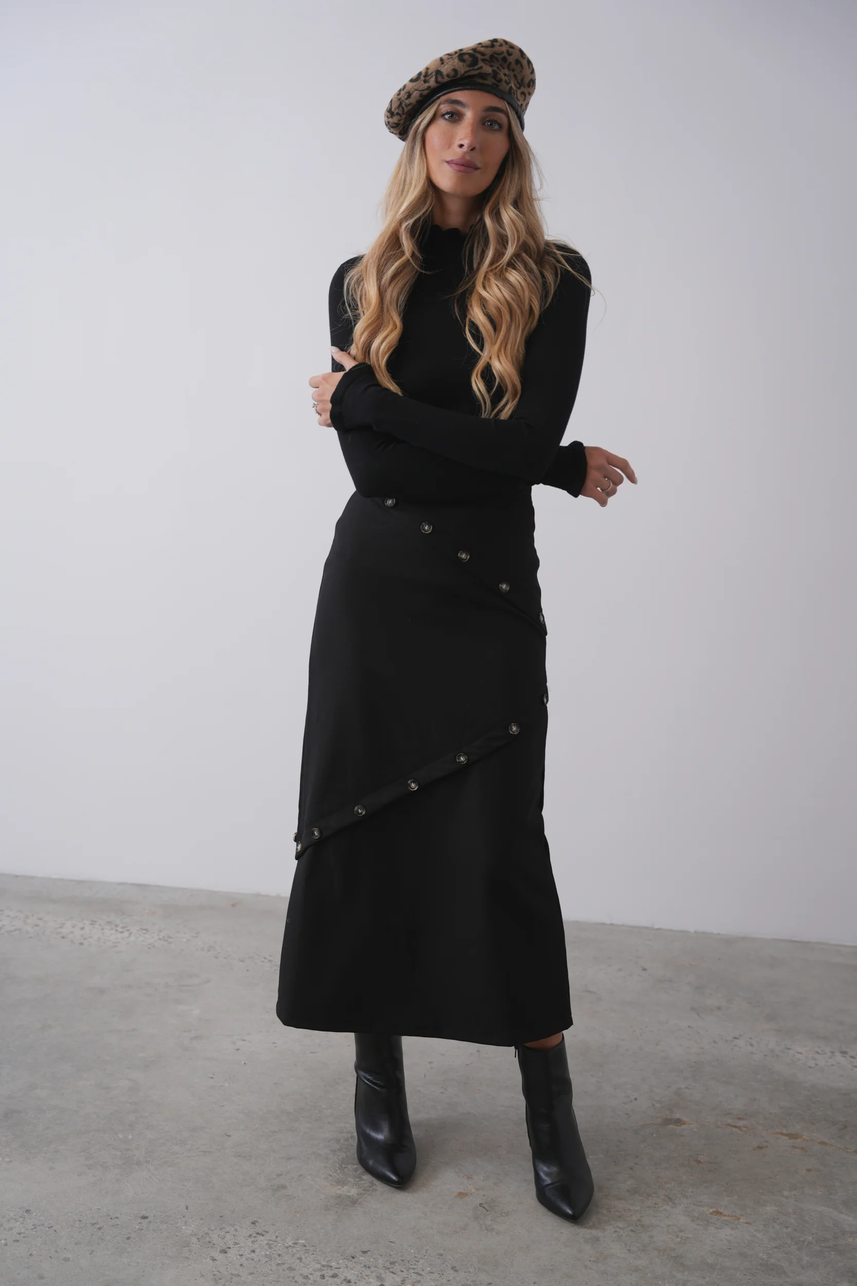 Tailored Button Skirt - Image 4