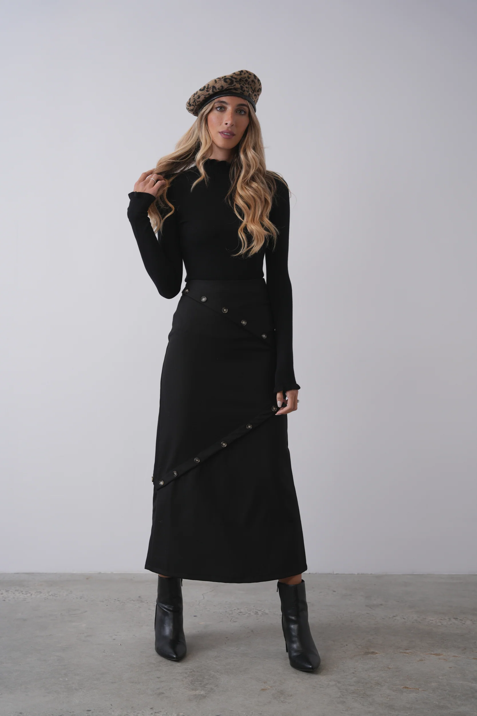 Tailored Button Skirt - Image 6