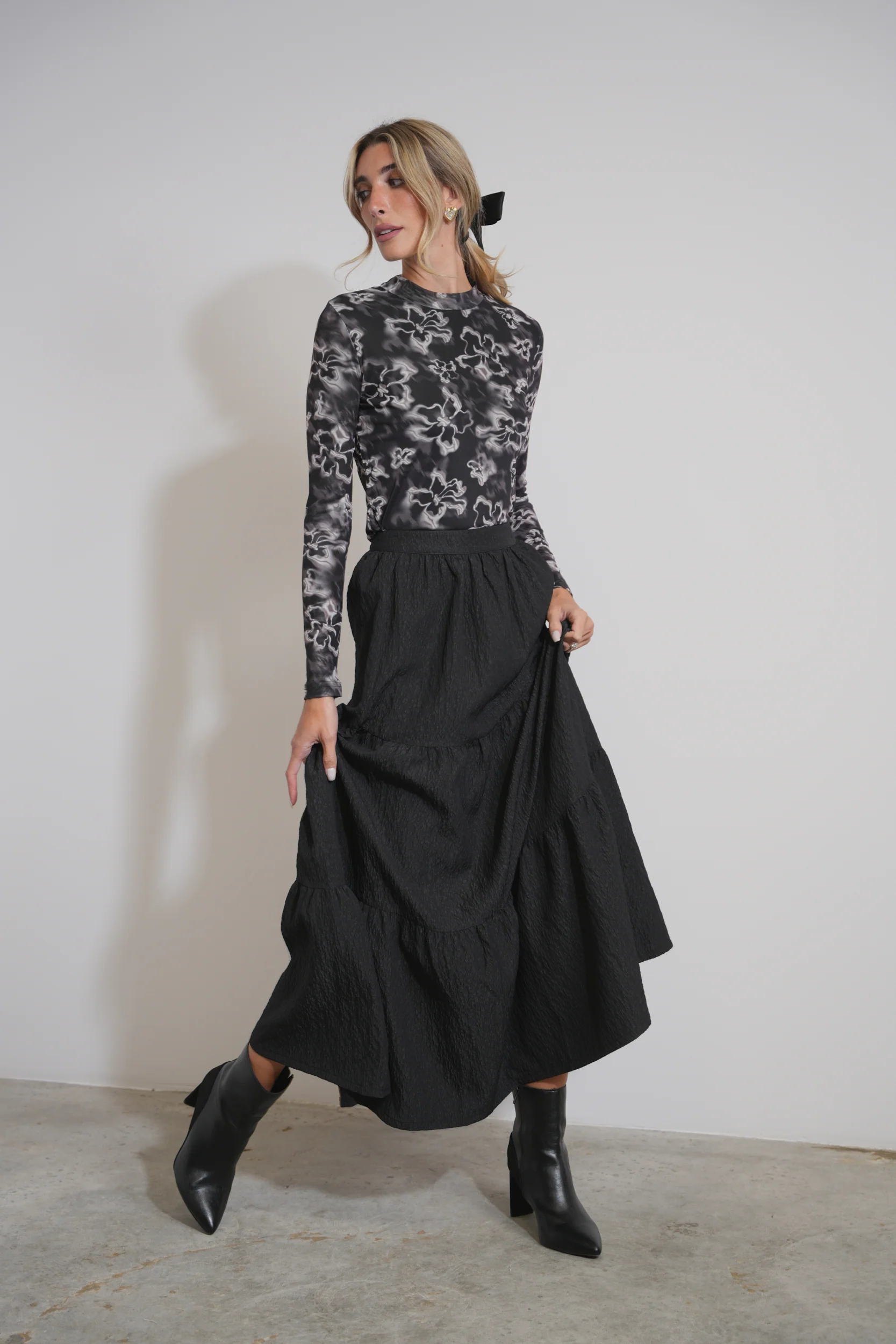 The Rebecca Puff Tiered Skirt - Image 4