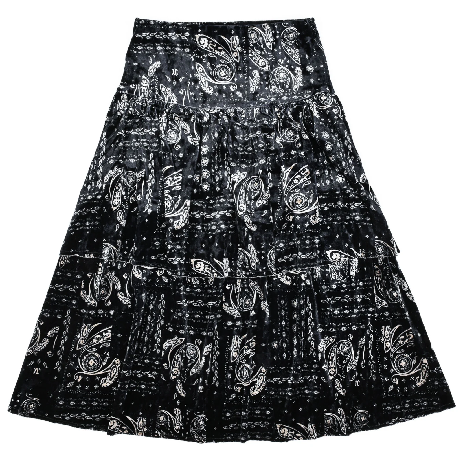 Velour Layered Skirt - Image 9