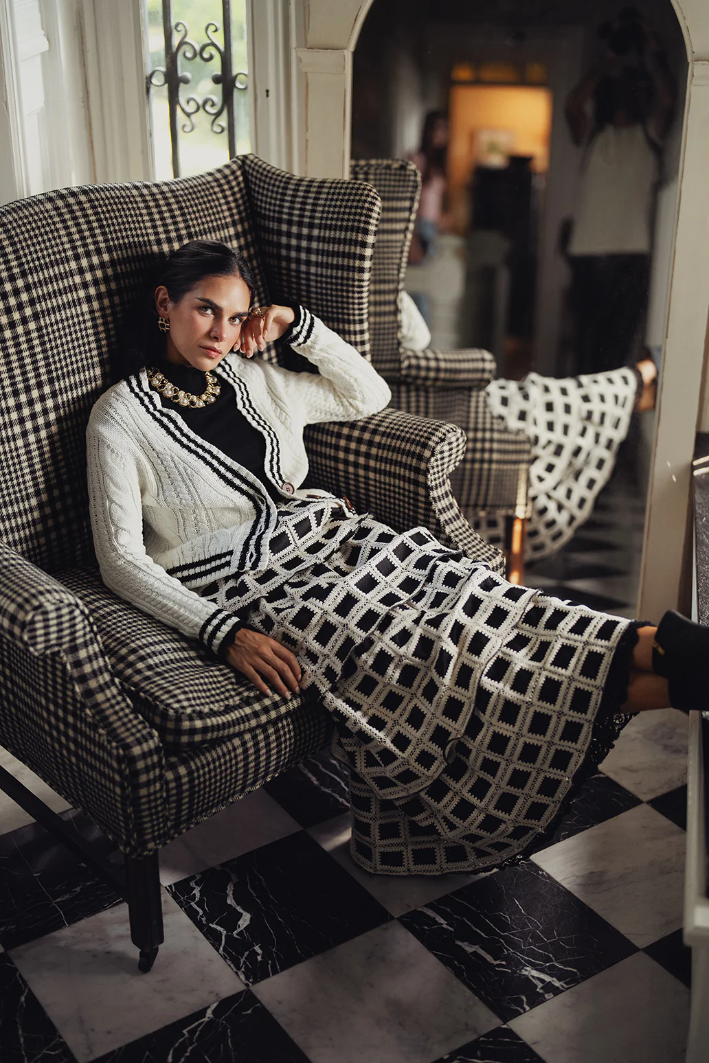 Eyelet Layered Skirt - Image 11