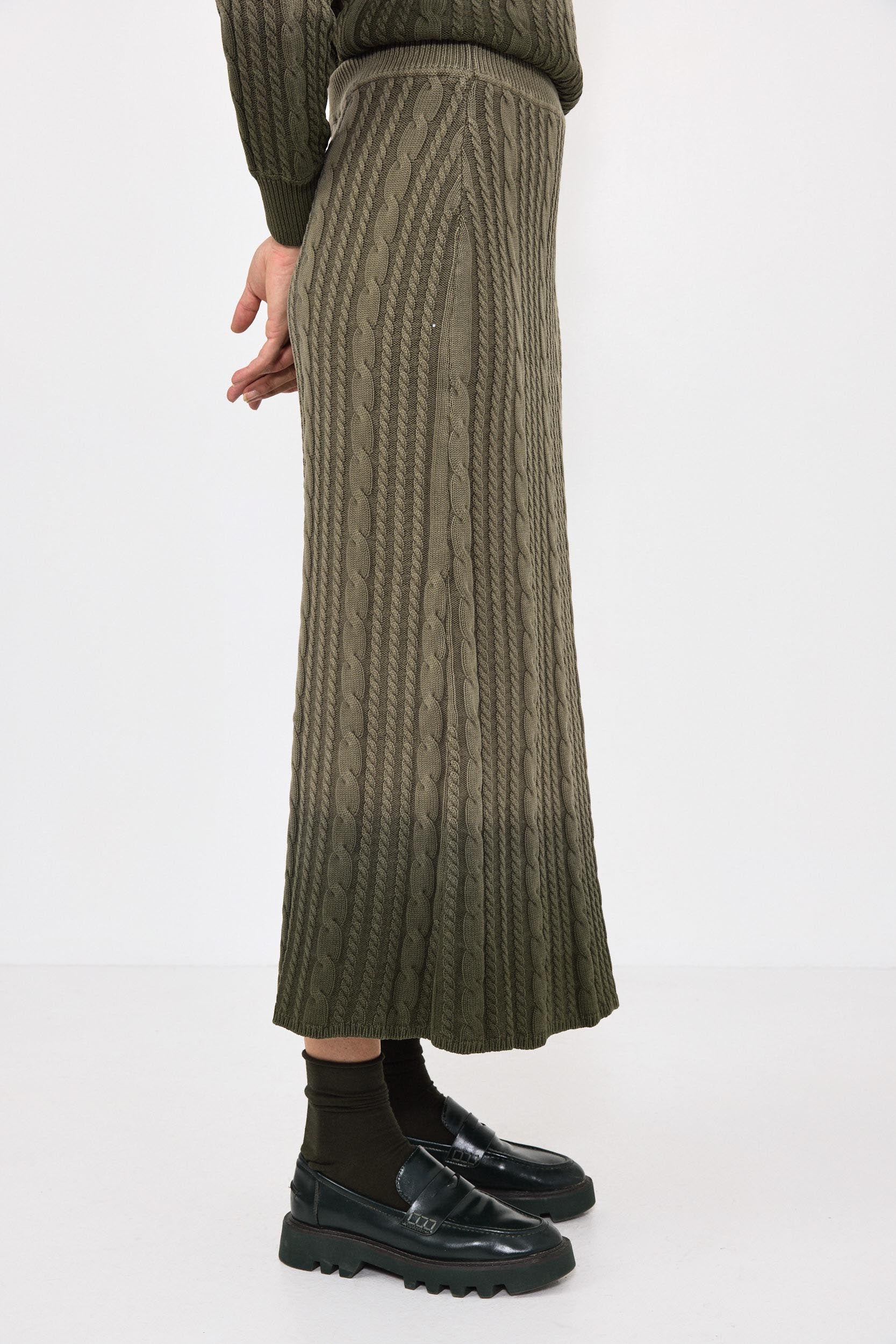 Mila Dip Dye Knit Skirt - Image 11