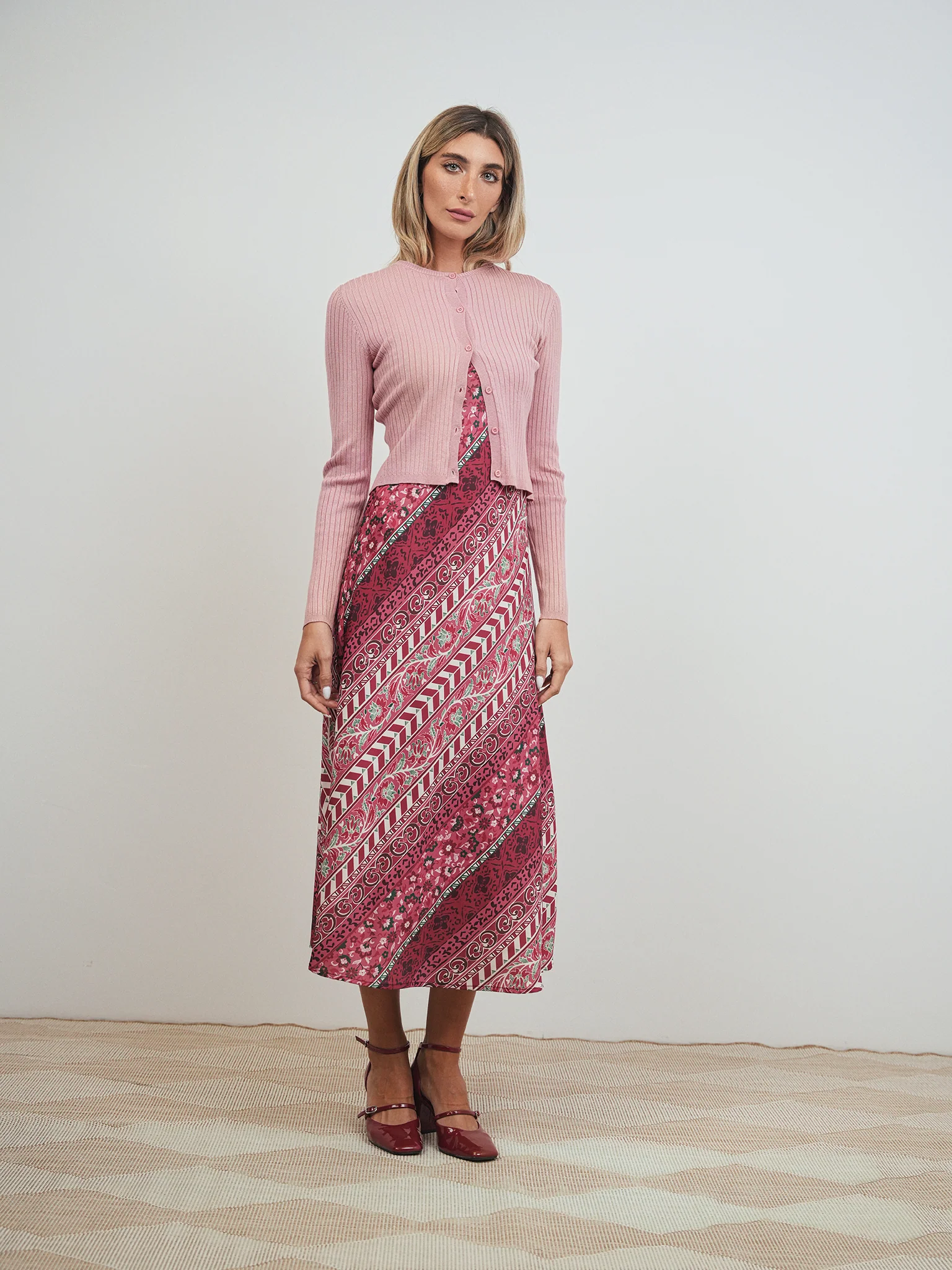 Wide Rib Knit Cardigan - Image 14