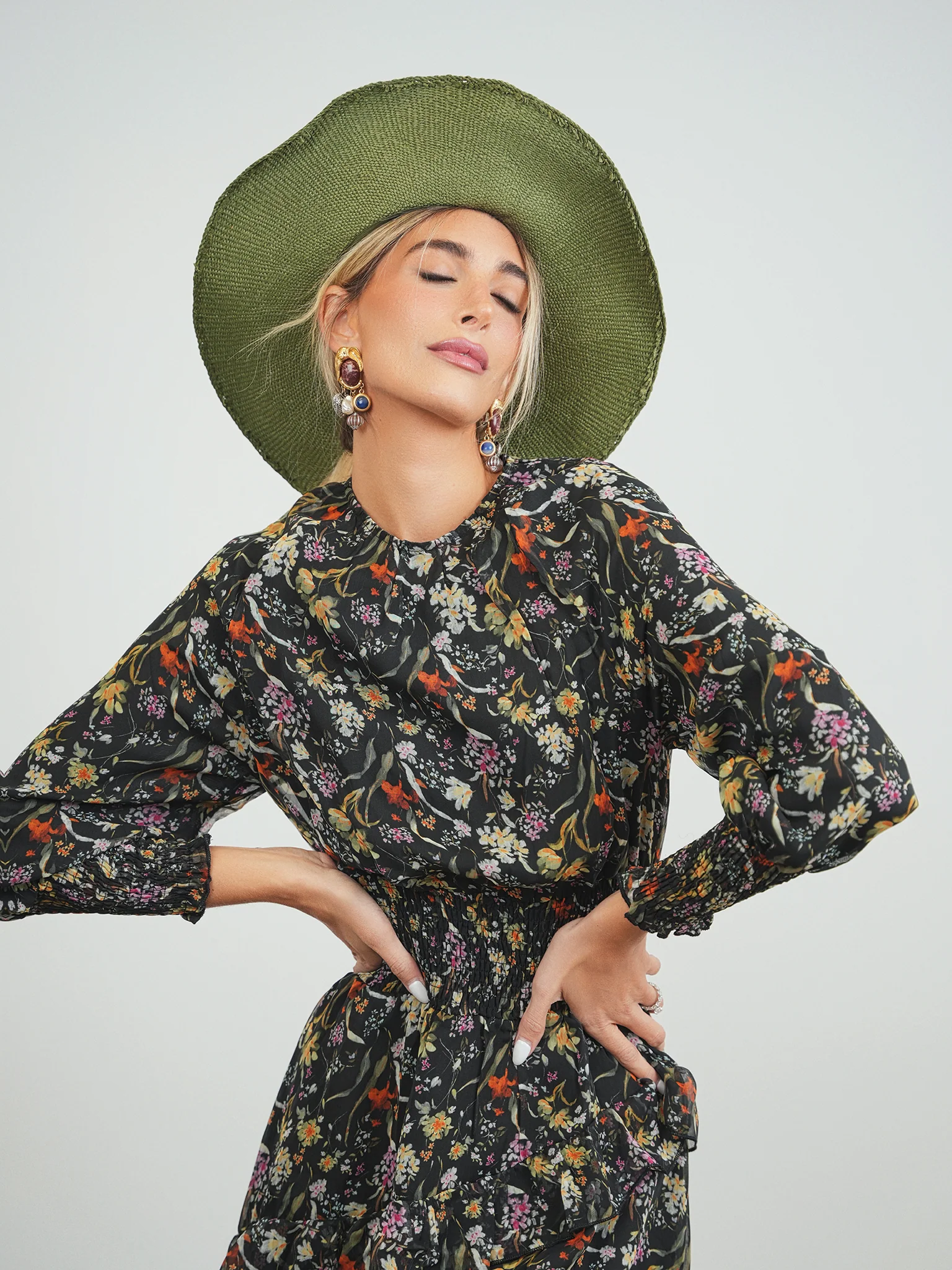 High-Low Smocked Waist Dress - Image 8
