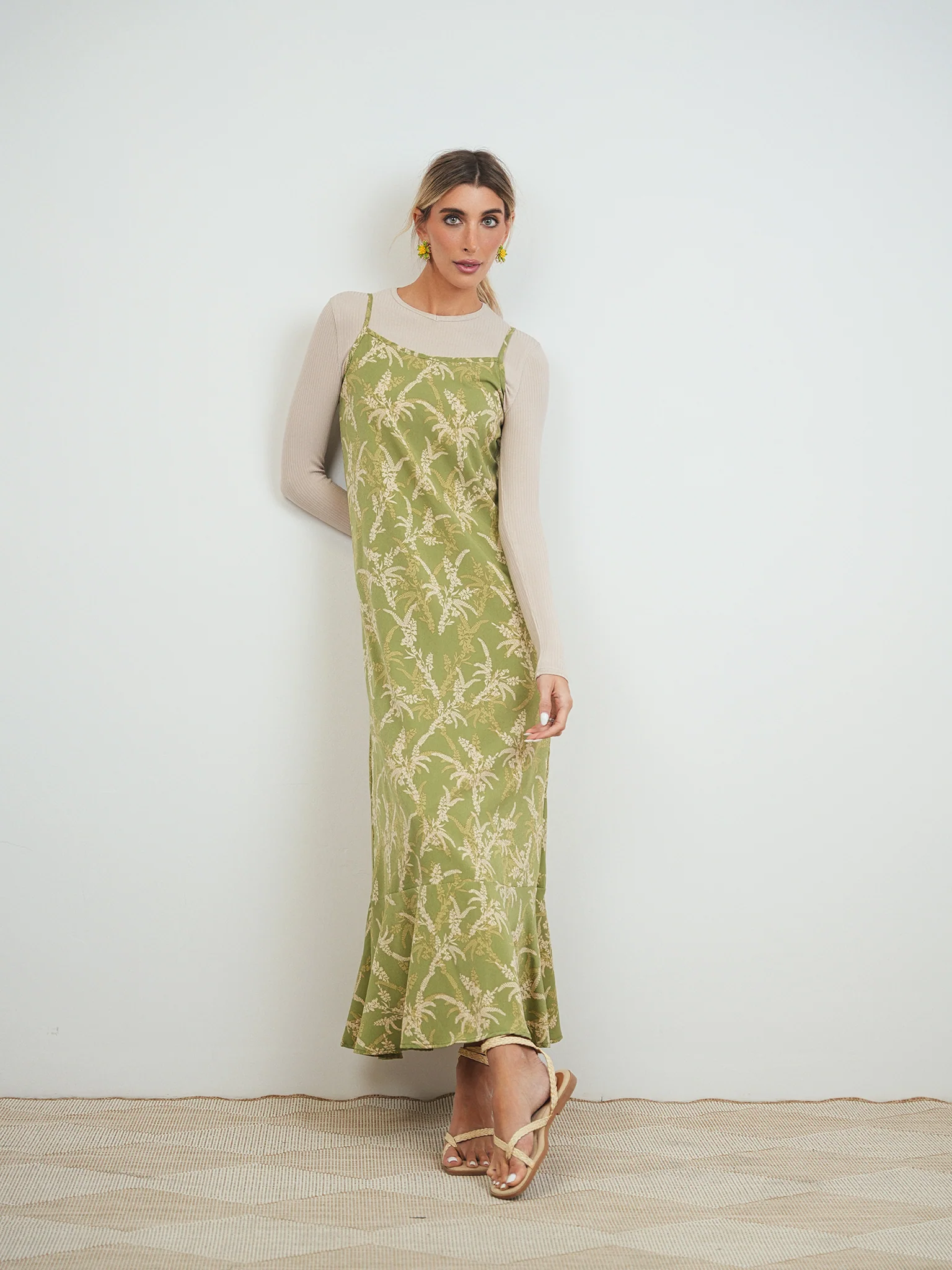 Ruffle Slip Dress - Image 13