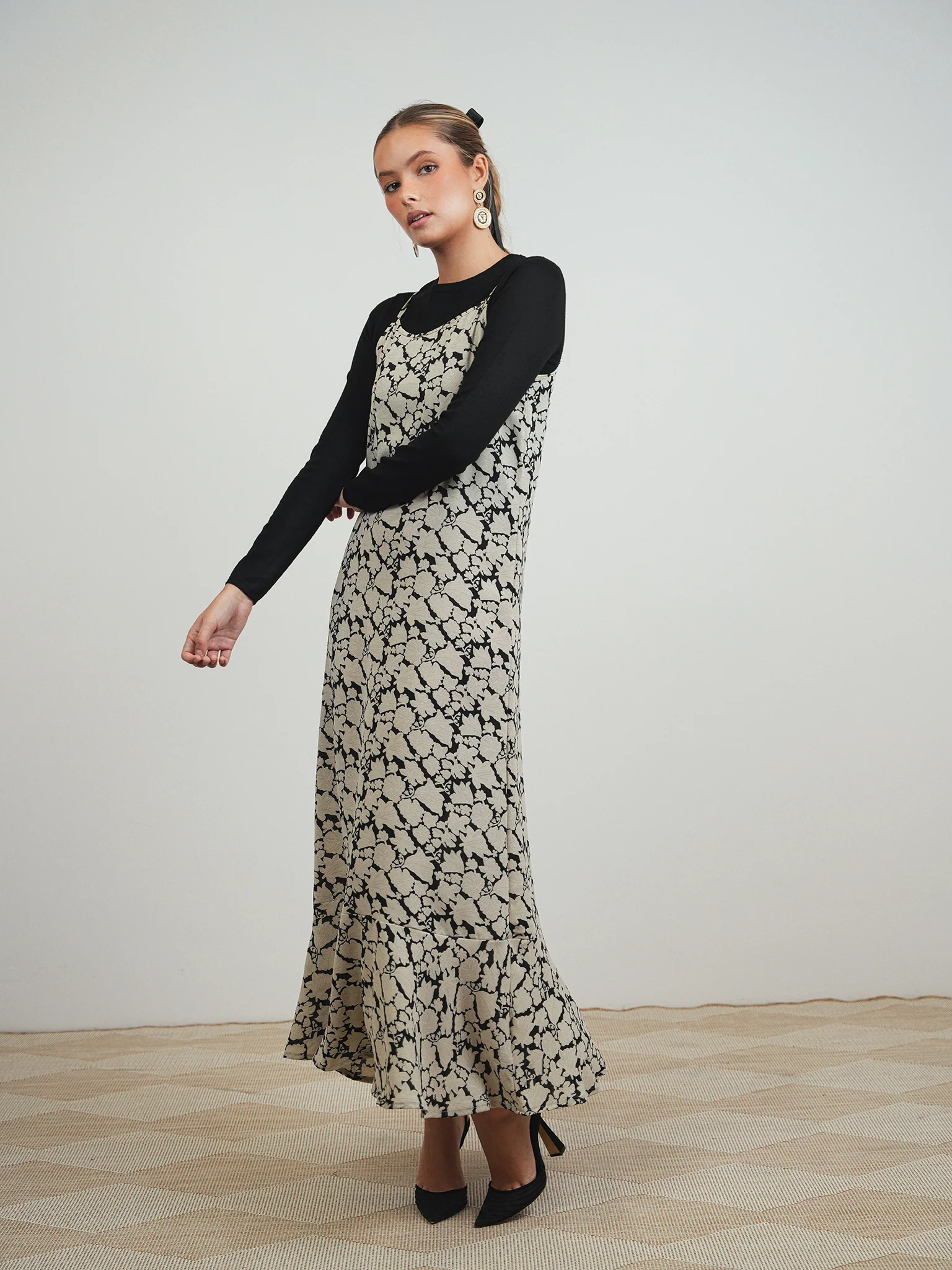 Ruffle Slip Dress - Image 15