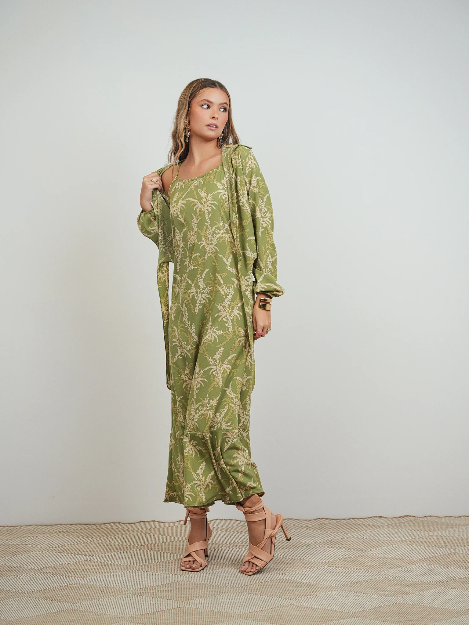 Ruffle Slip Dress - Image 26