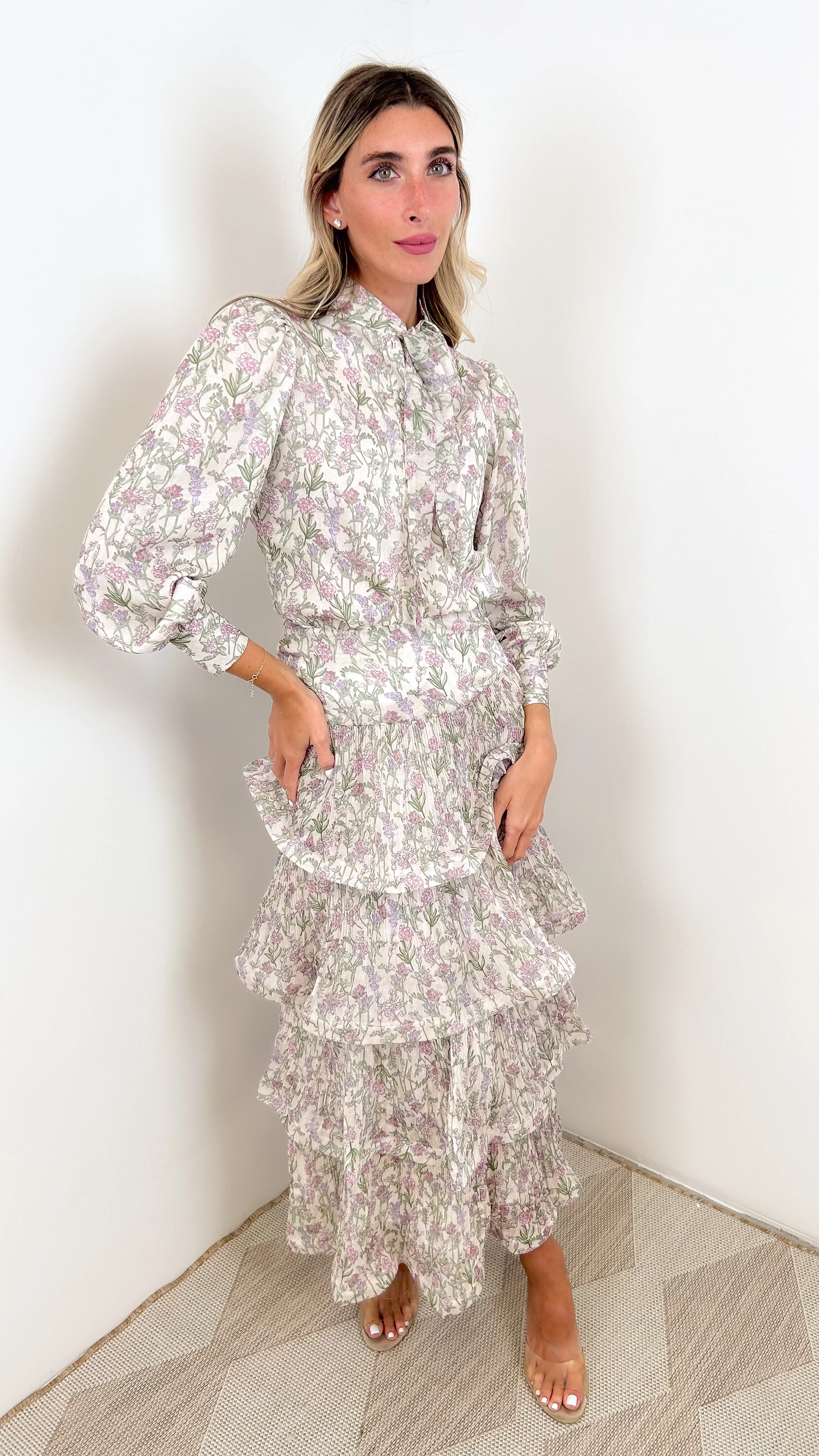 The Lucy Print Tie Top - Image 14