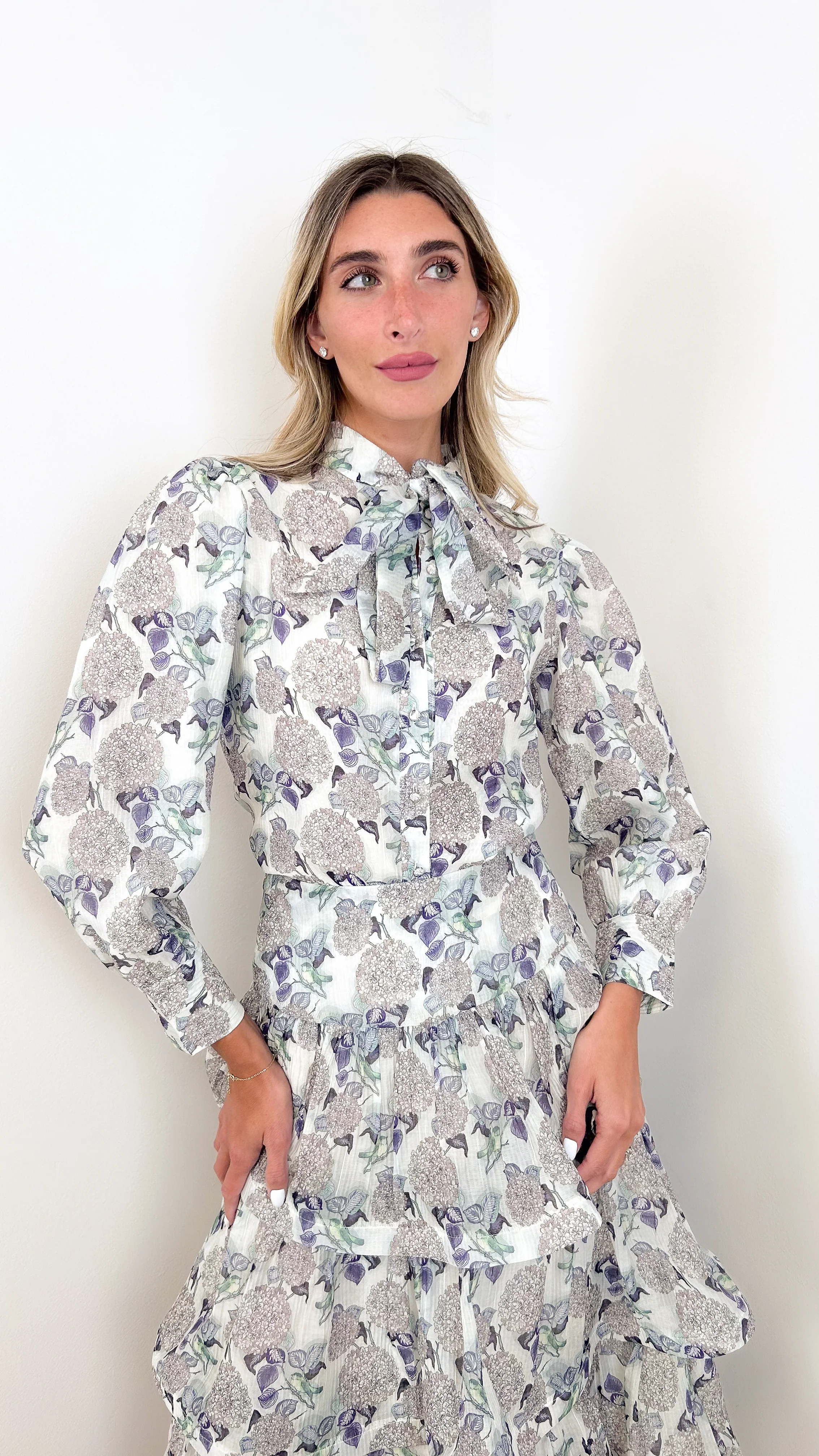 The Lucy Print Tie Top - Image 20