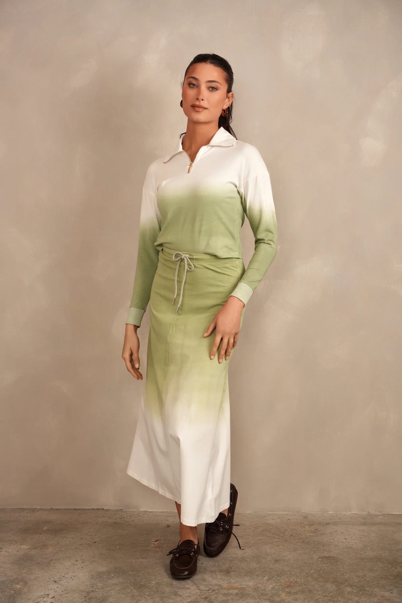 Dip Dye Zipper Top - Image 10