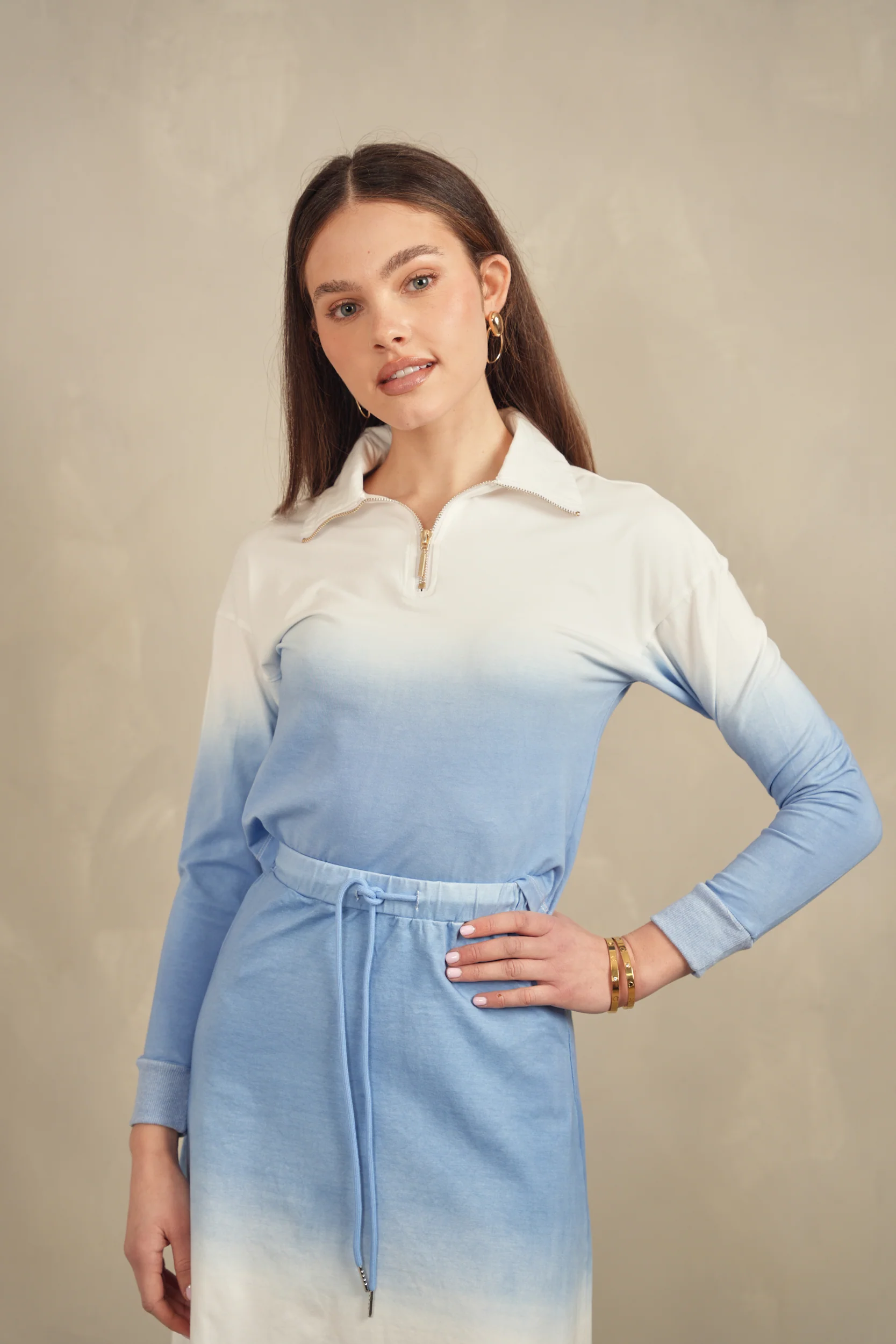 Dip Dye Zipper Top - Image 3