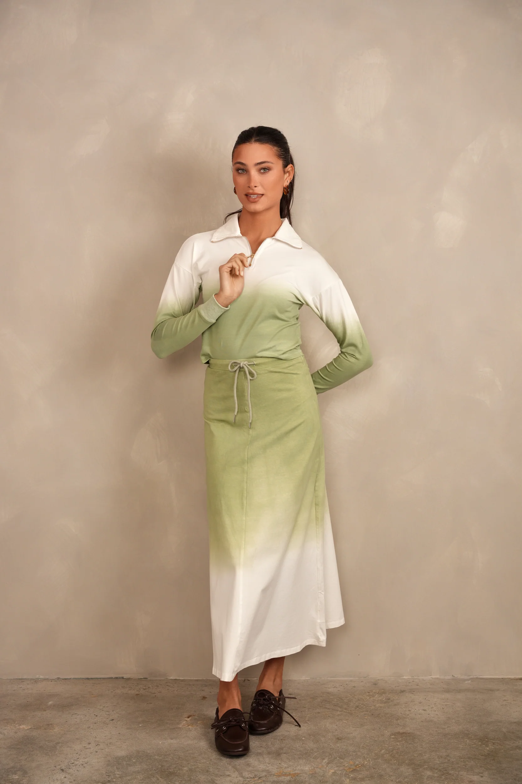 Dip Dye Zipper Top - Image 8