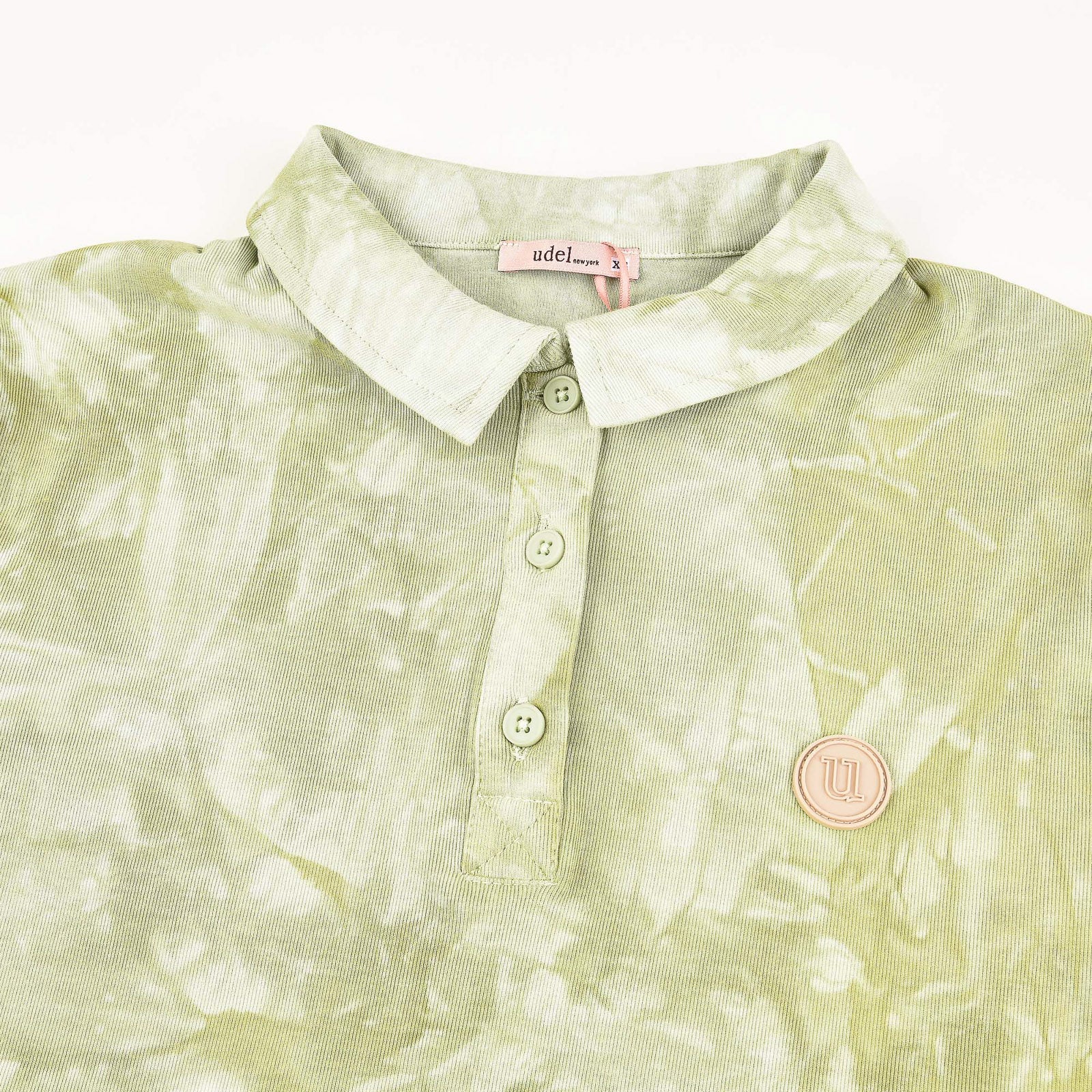Tie Dye Polo Crop Tee - Image 10