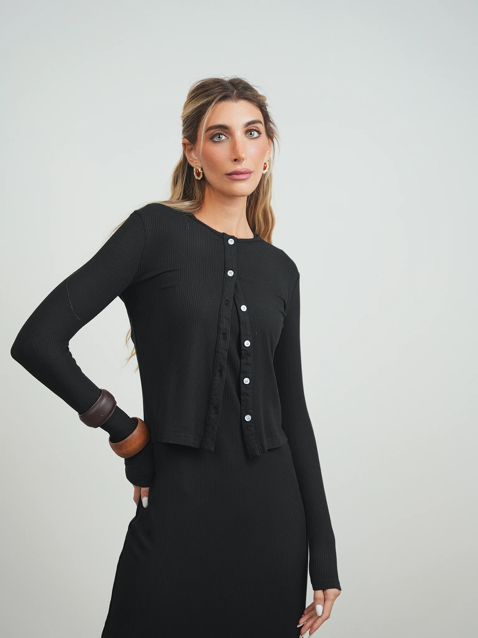 Soft Rib Cardigan - Image 3