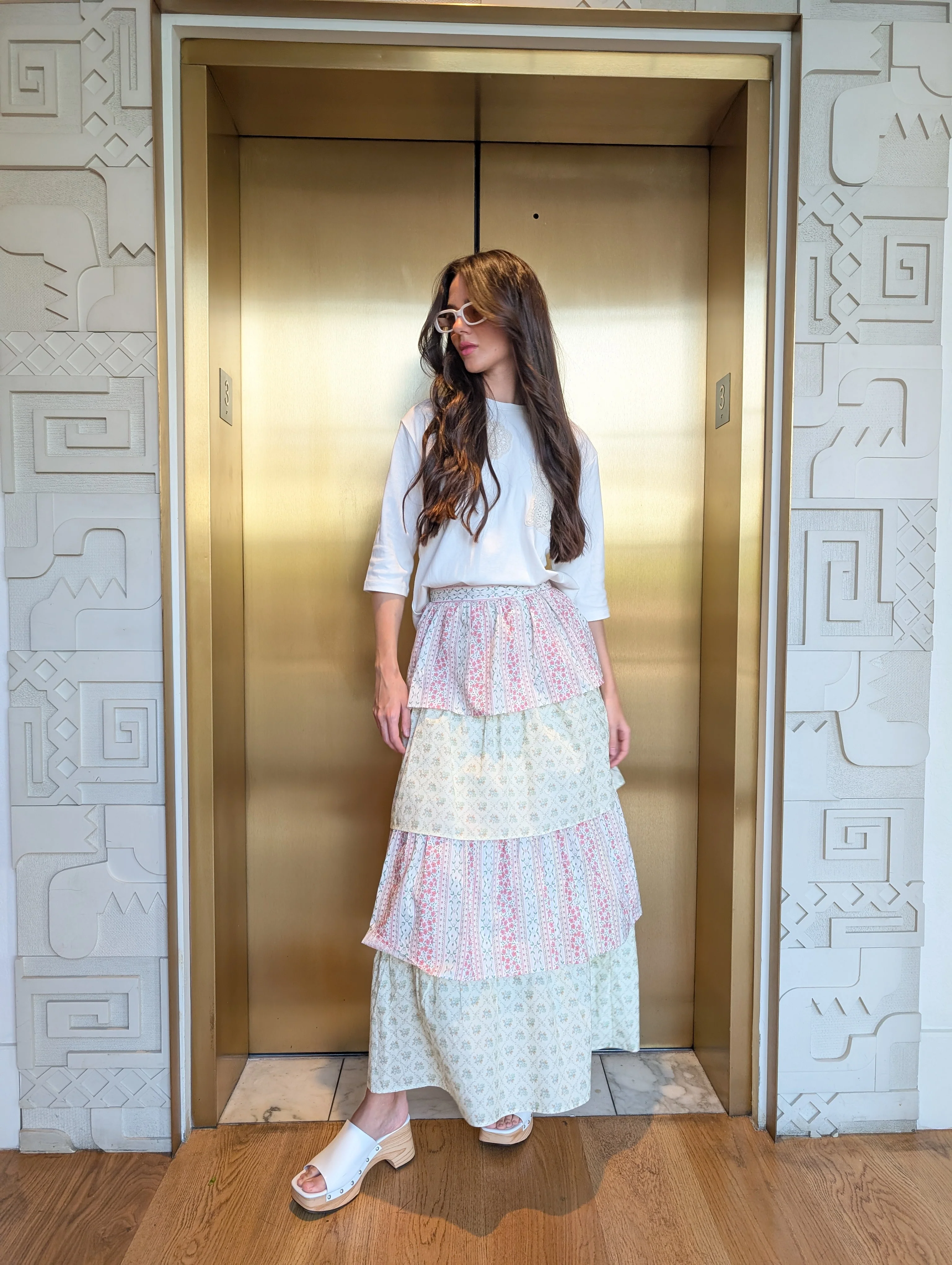 Print Layered Skirt - Image 3