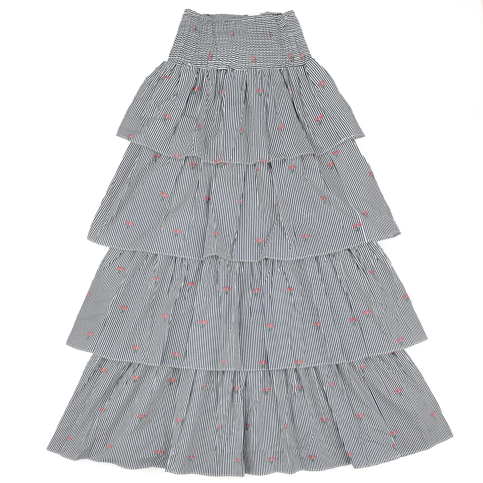 Smocked Layered Skirt - Image 15