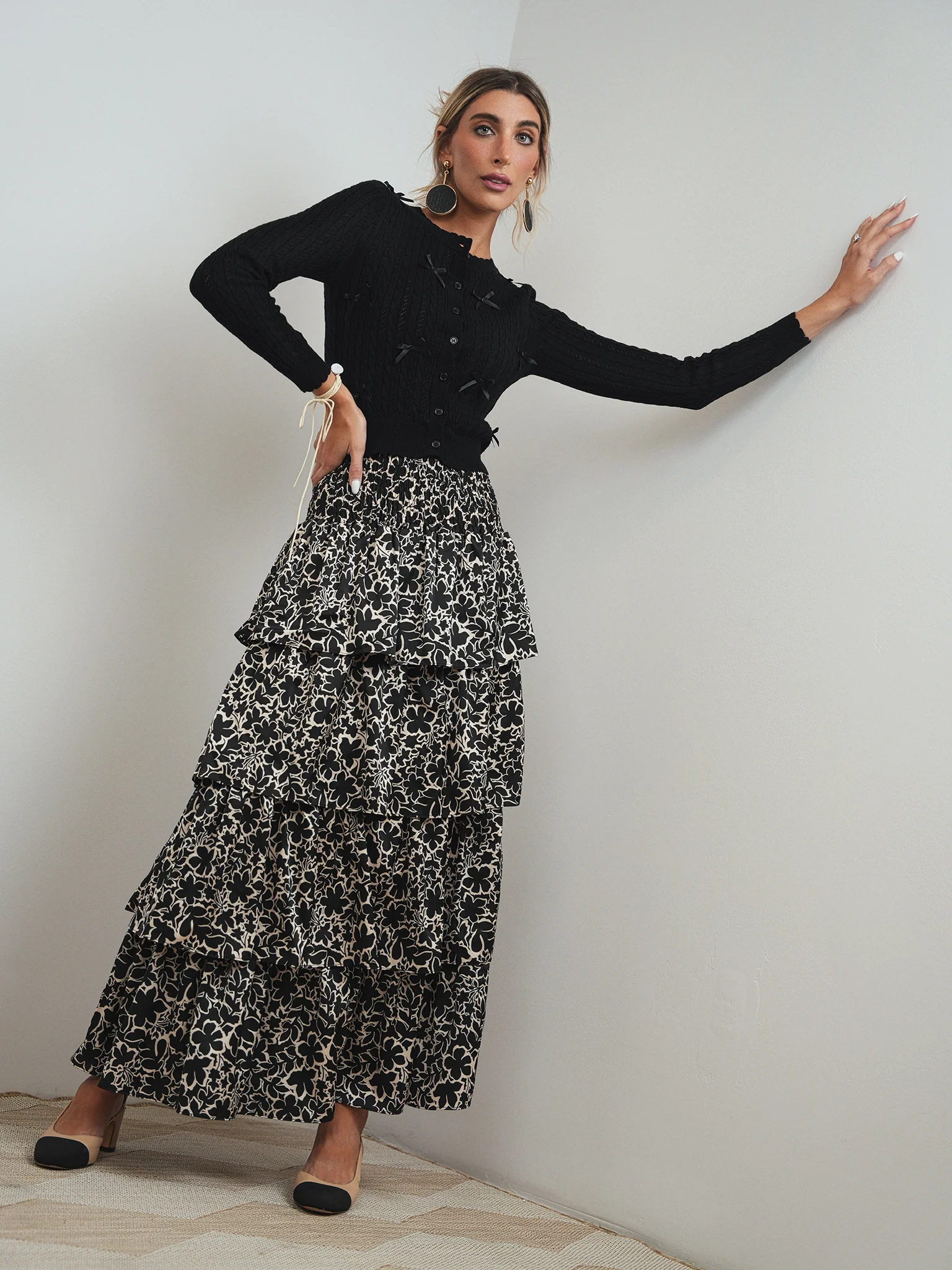 Smocked Layered Skirt - Image 4
