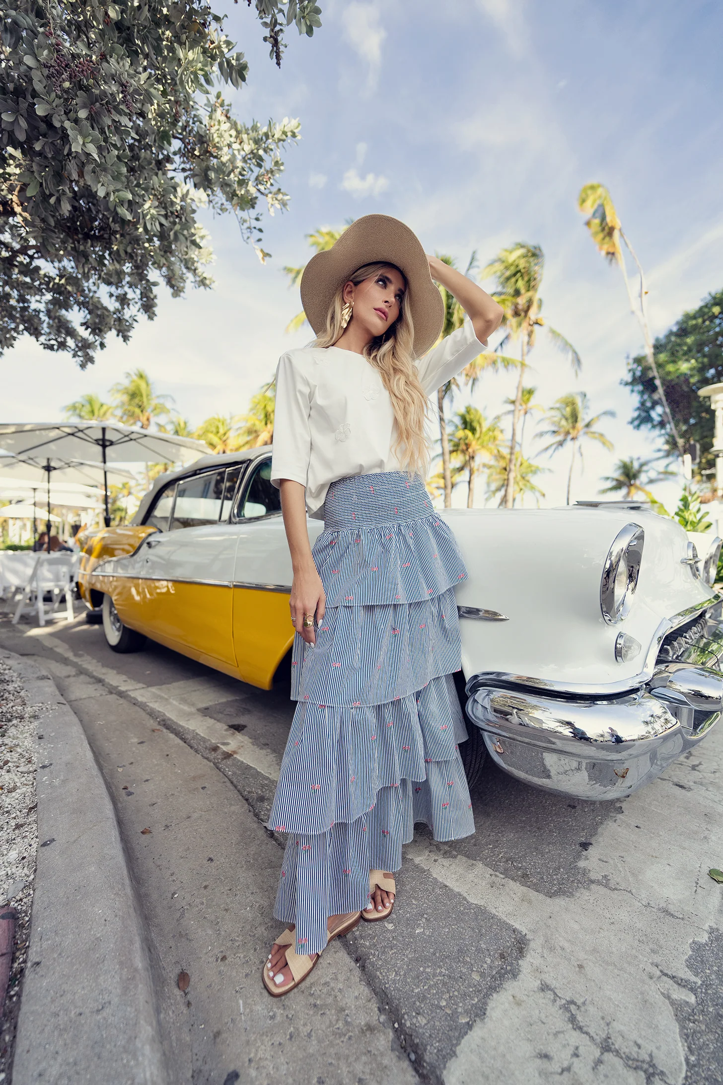 Smocked Layered Skirt - Image 9