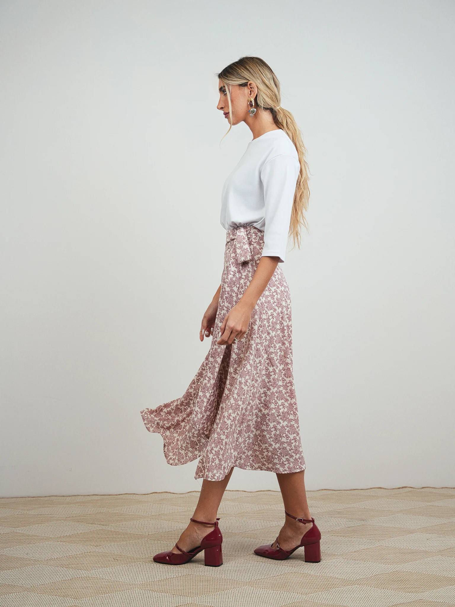 Mock Wrap Skirt - Image 5