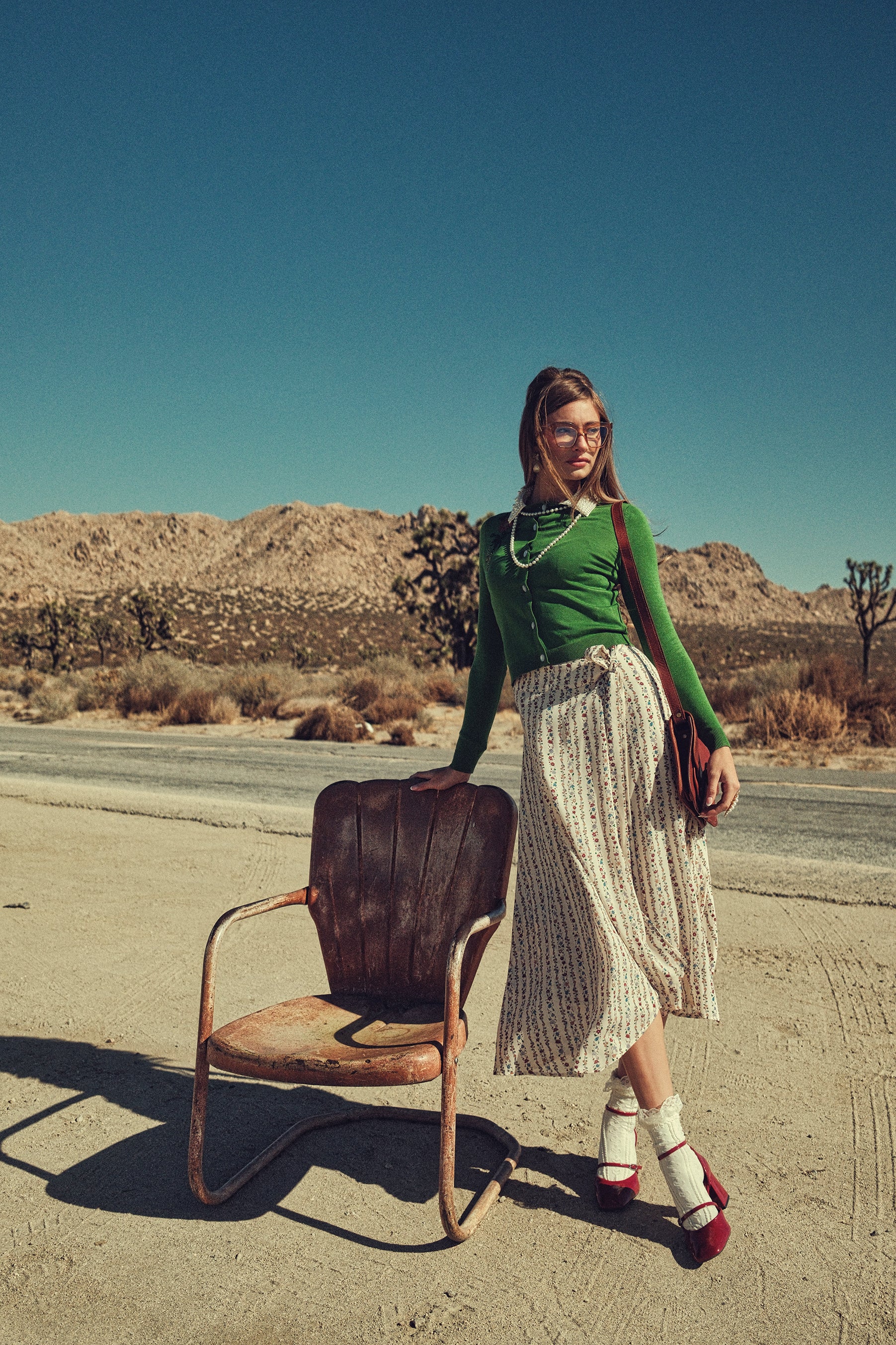 Mock Wrap Skirt - Image 9