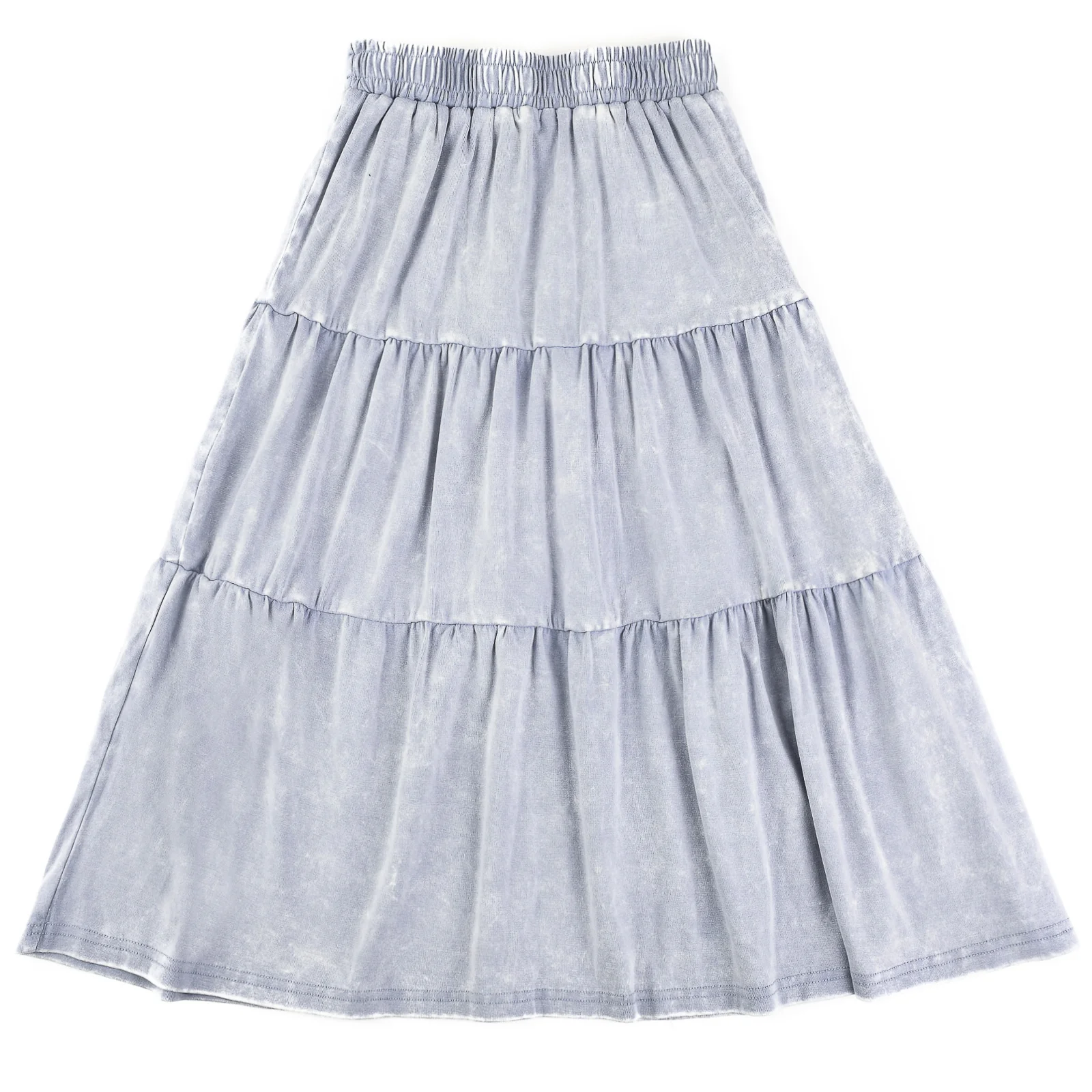 Wash Jersey Tiered Pull-On Skirt - Image 12