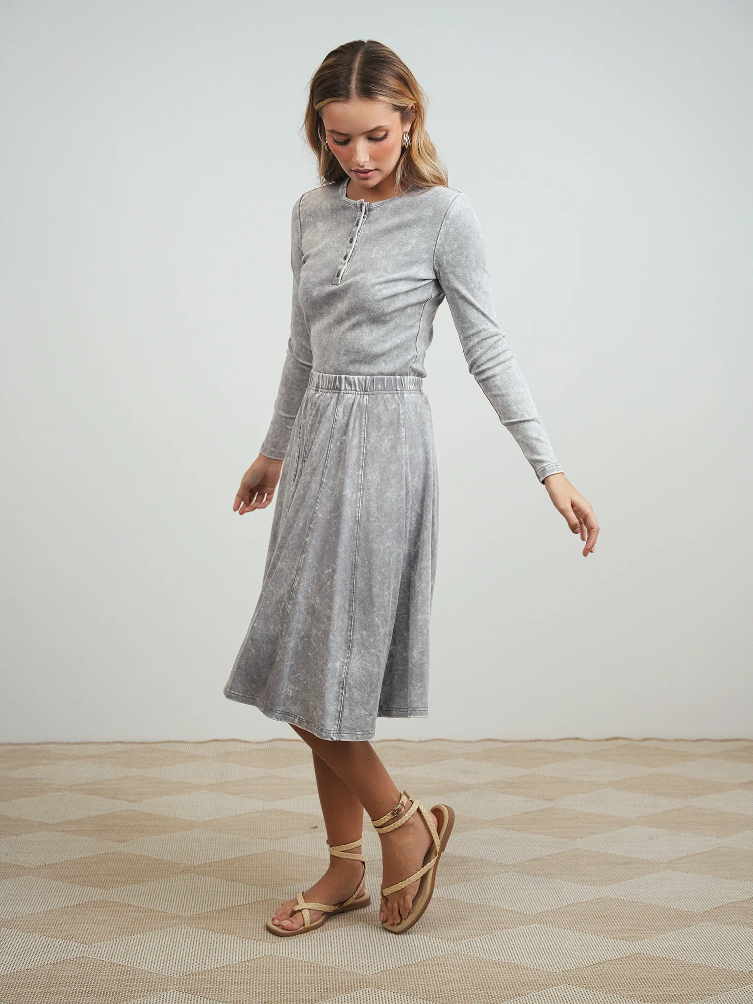Wash Panel Skirt - Image 4