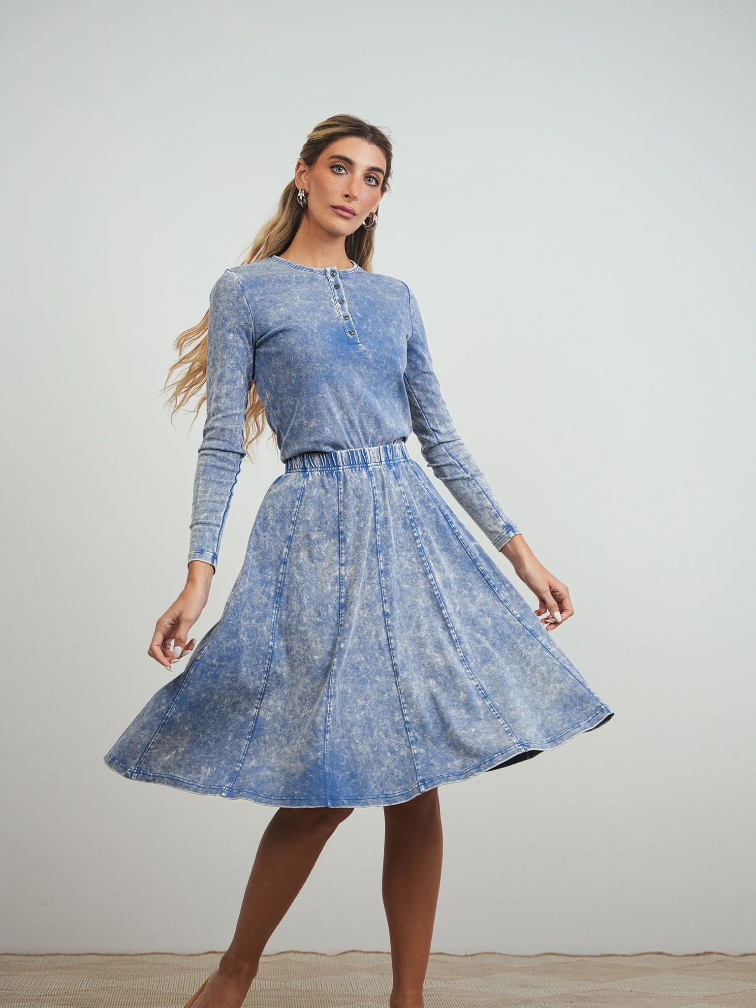 Wash Panel Skirt - Image 5
