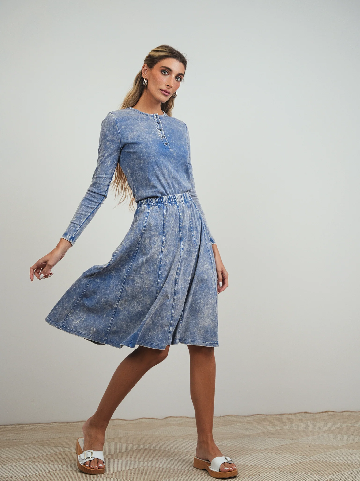 Wash Panel Skirt - Image 7