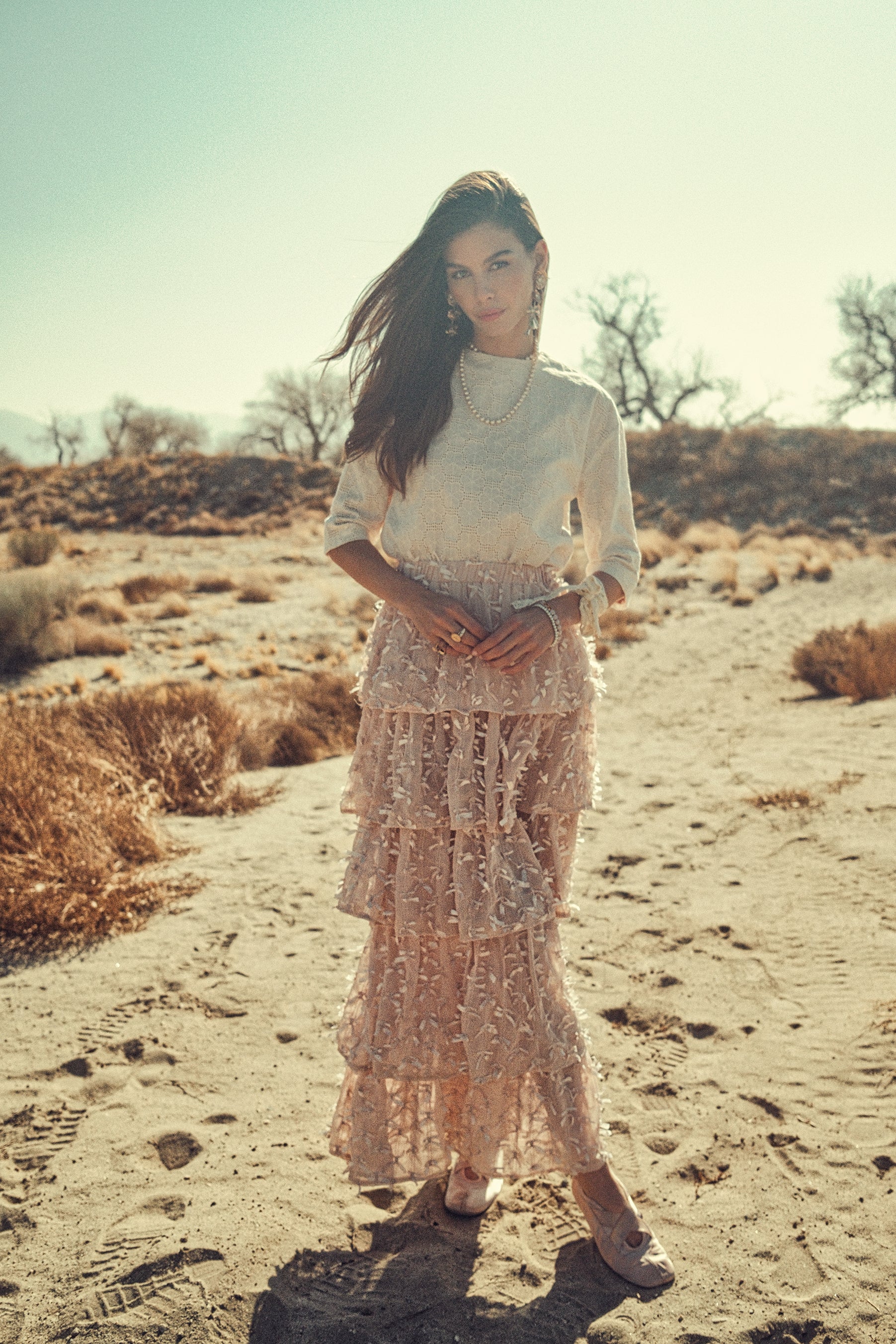Bow Layered Skirt - Image 4