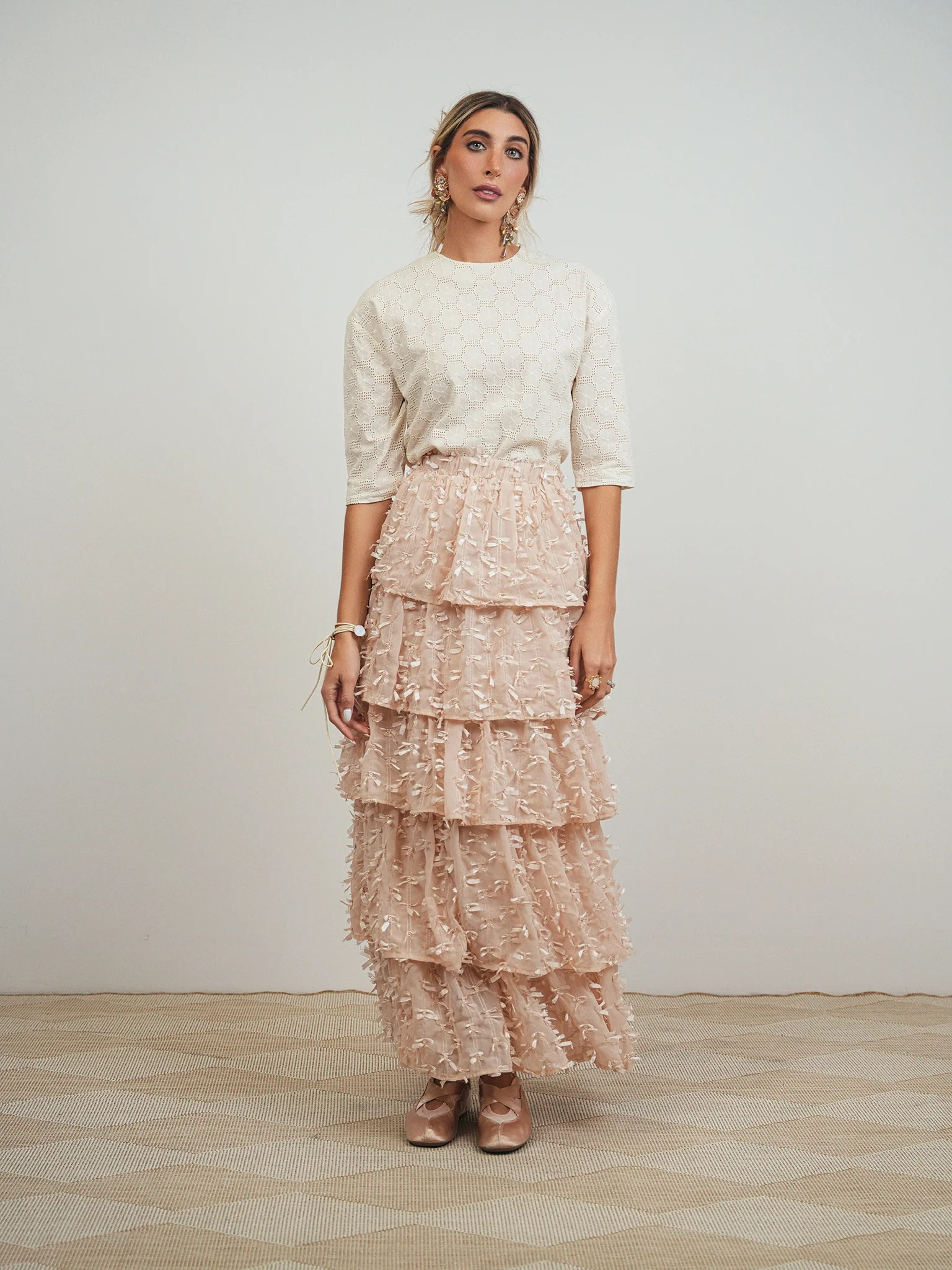 Bow Layered Skirt - Image 5