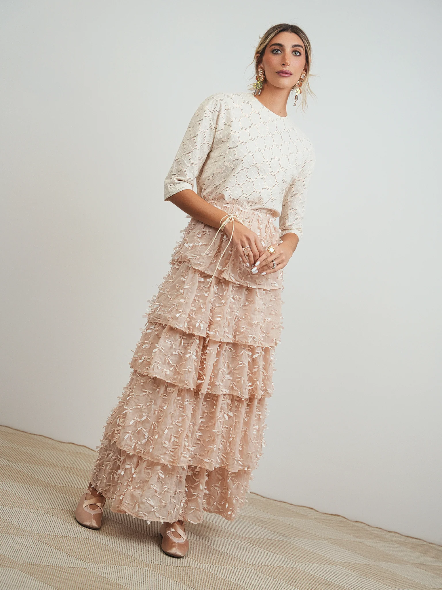 Bow Layered Skirt - Image 9