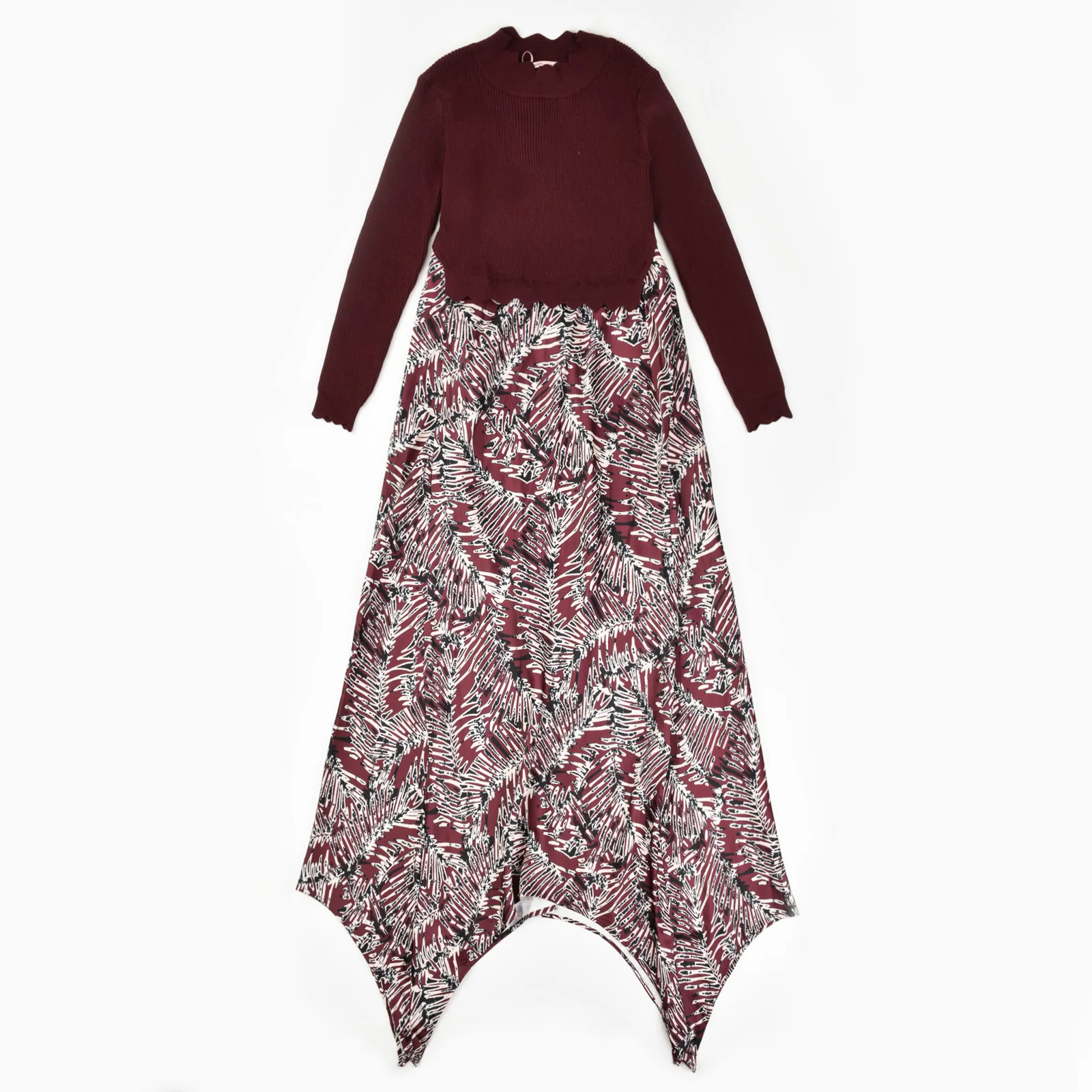 Knit Combo Dress - Image 13