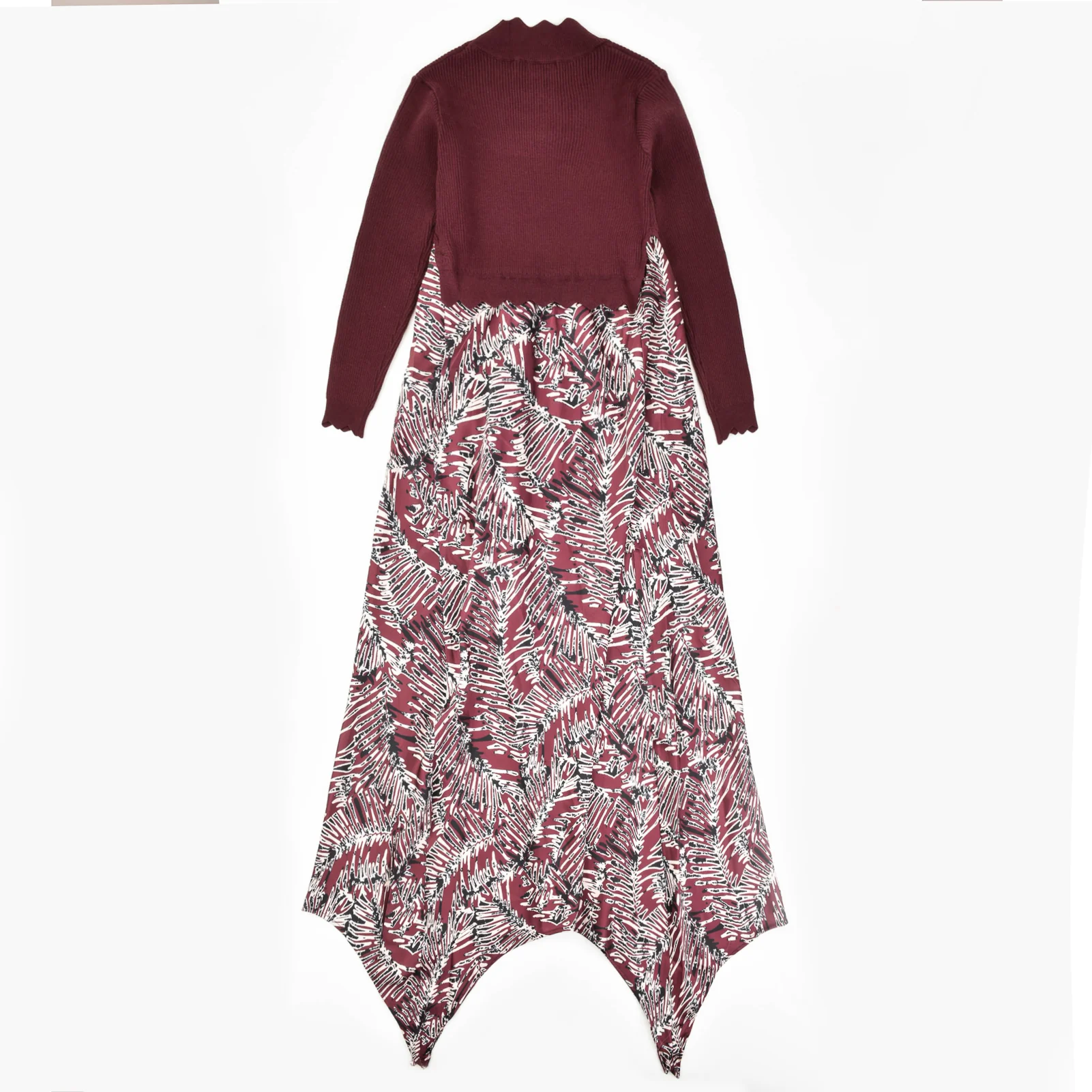 Knit Combo Dress - Image 17